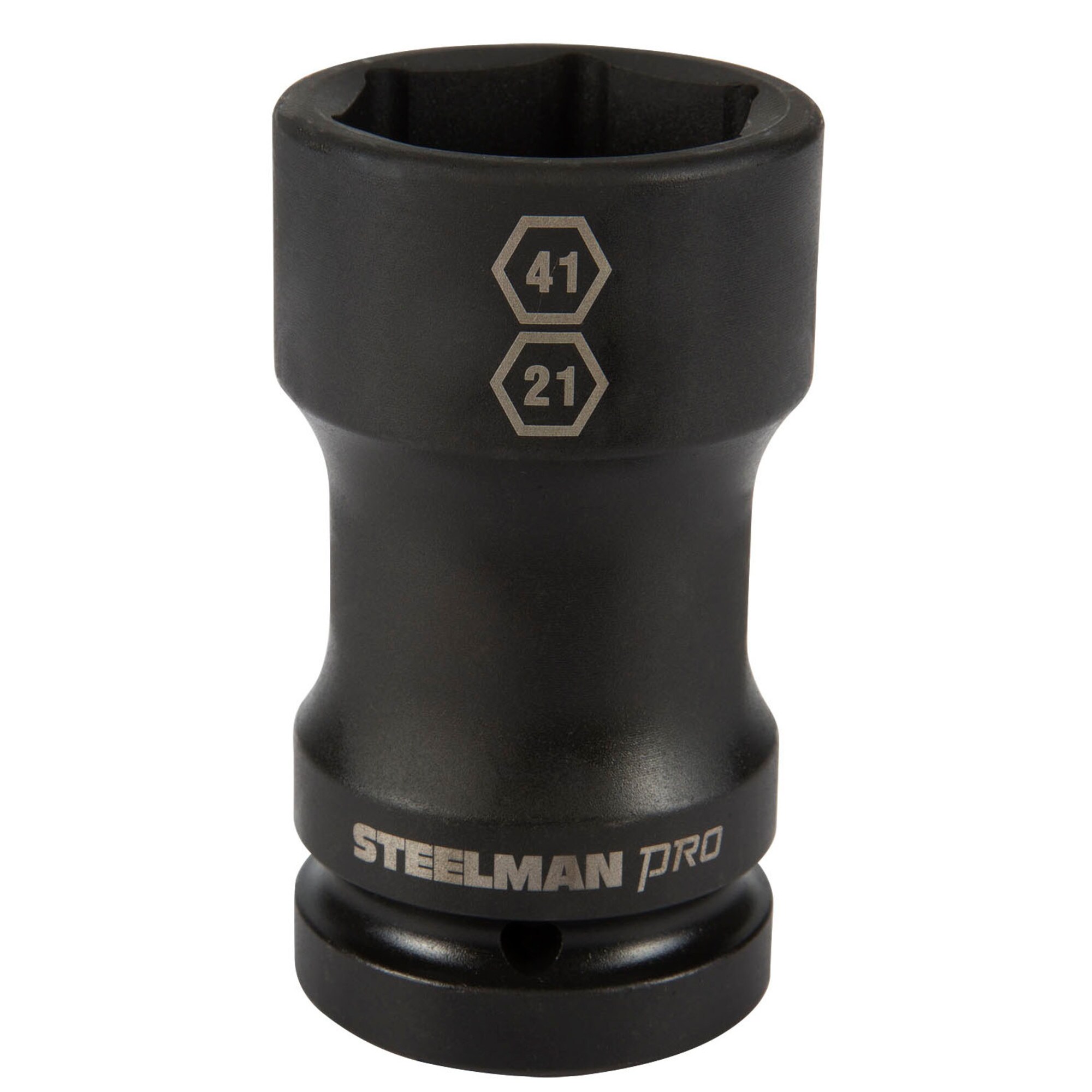 STEELMAN 79324 Metric 1-in Drive 21Mm;41Mm Budd Wheel 4-point;6-point Impact Socket