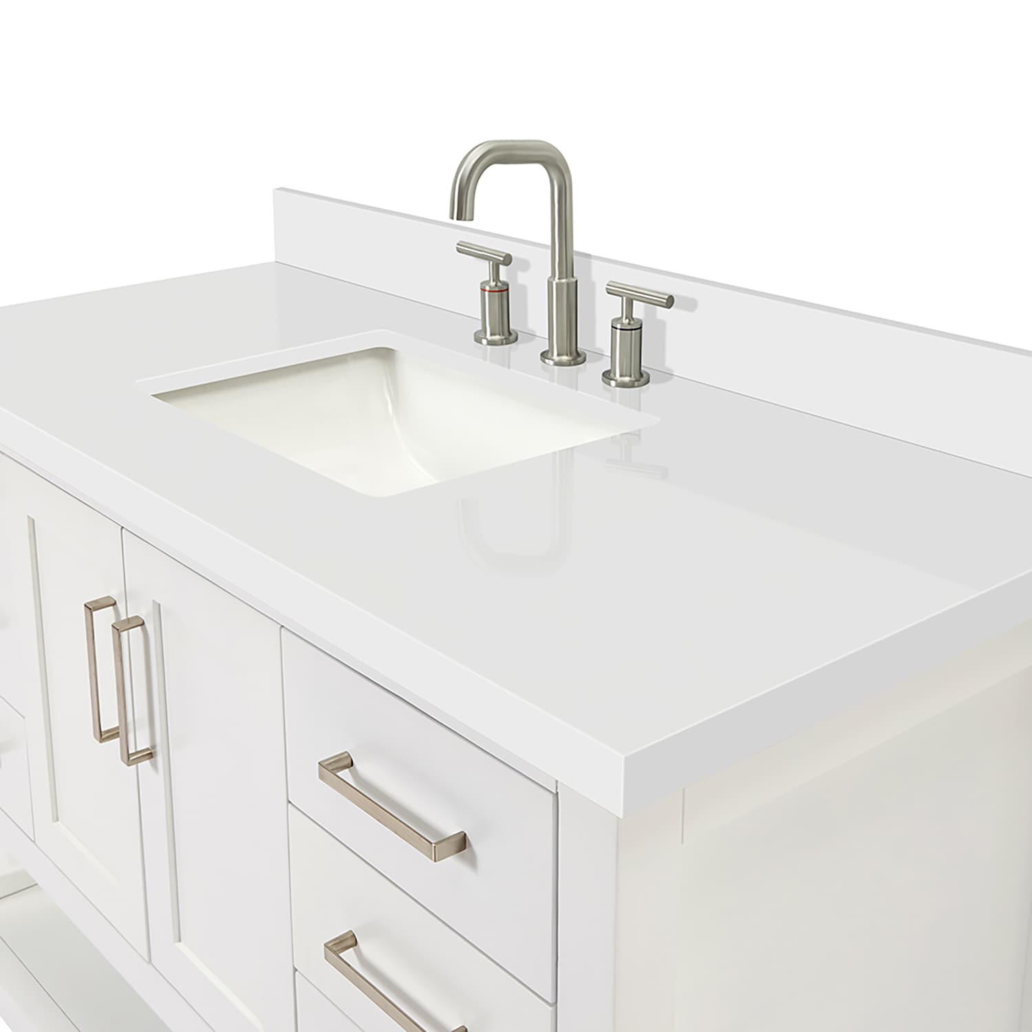 ARIEL S049SWQRVOWHT Bath-Vanity-Combo - View #9