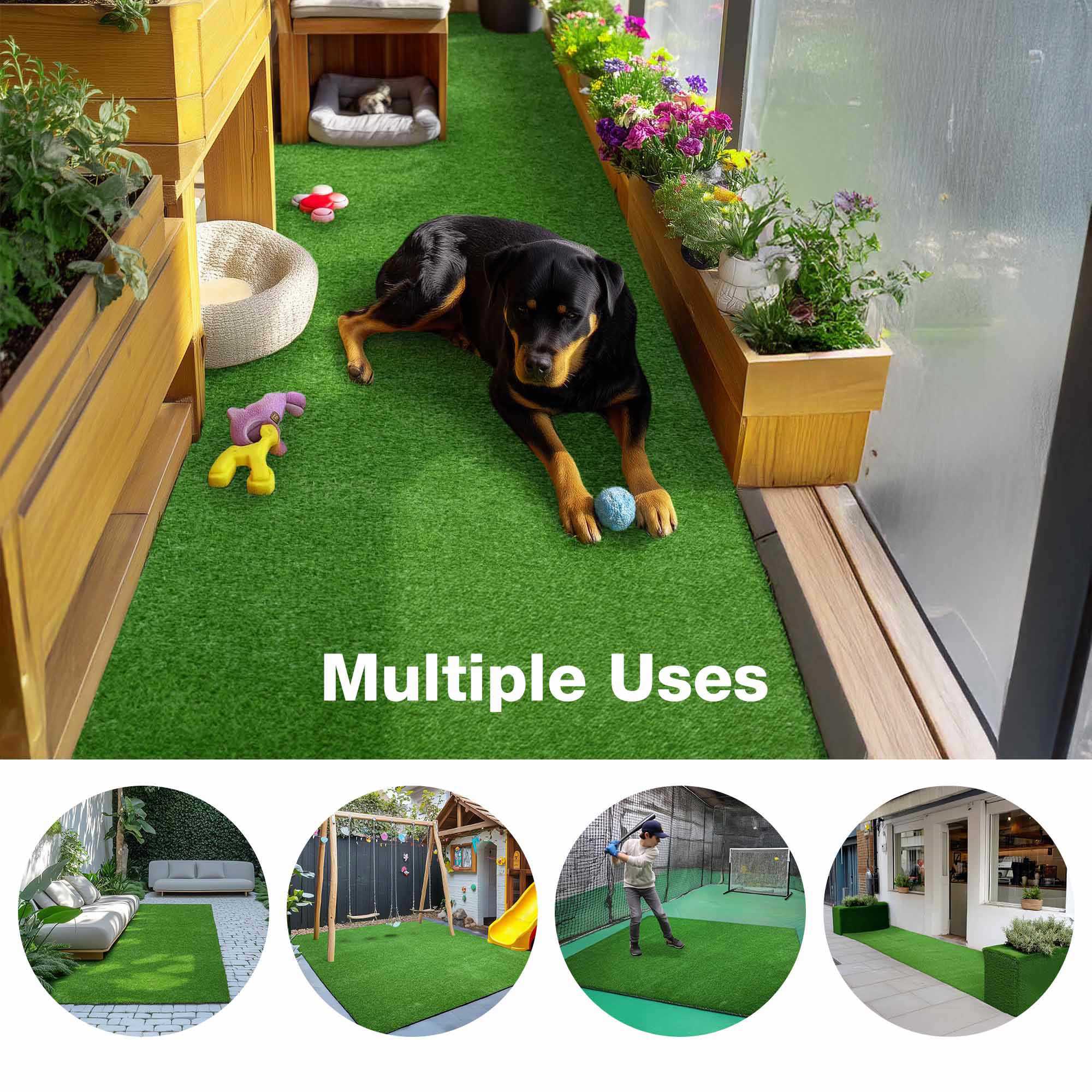 Yescom 06AGS012-1X20-0.8-LO Precut-Artificial-Grass - View #9