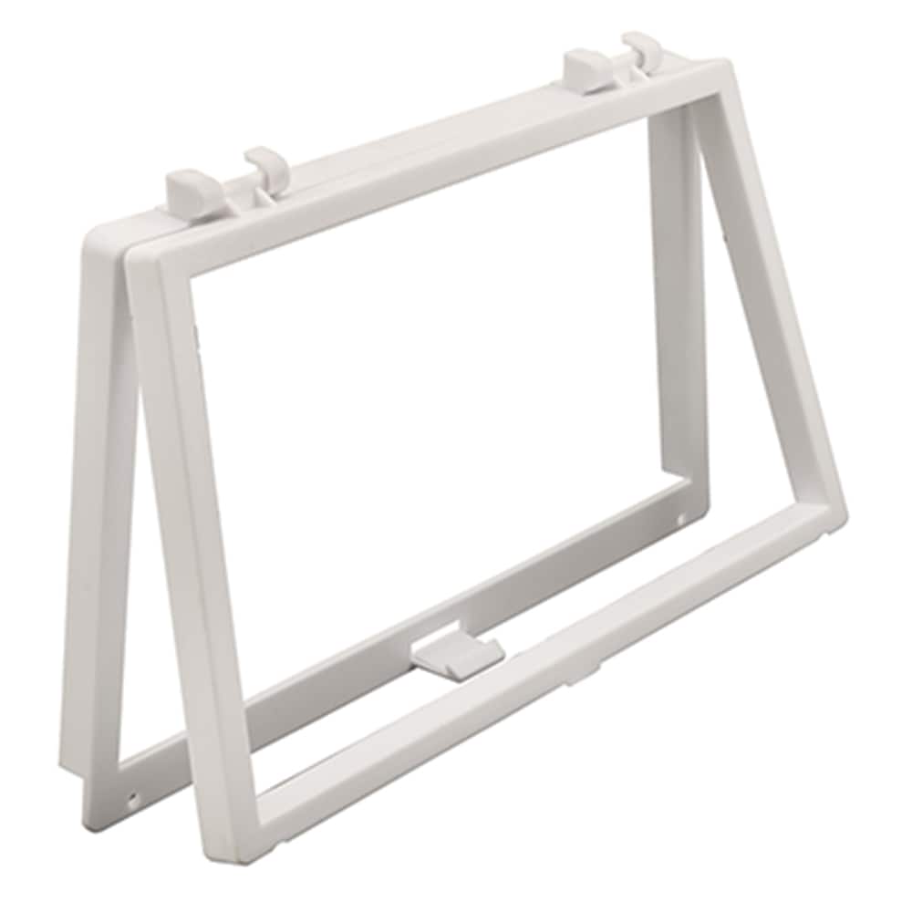 Prime-Line Make-2-fit Pl 14700 Wicket, 6-1/8-in x 10-1/8 Inch, White Plastic (single Pack) #PL 14700