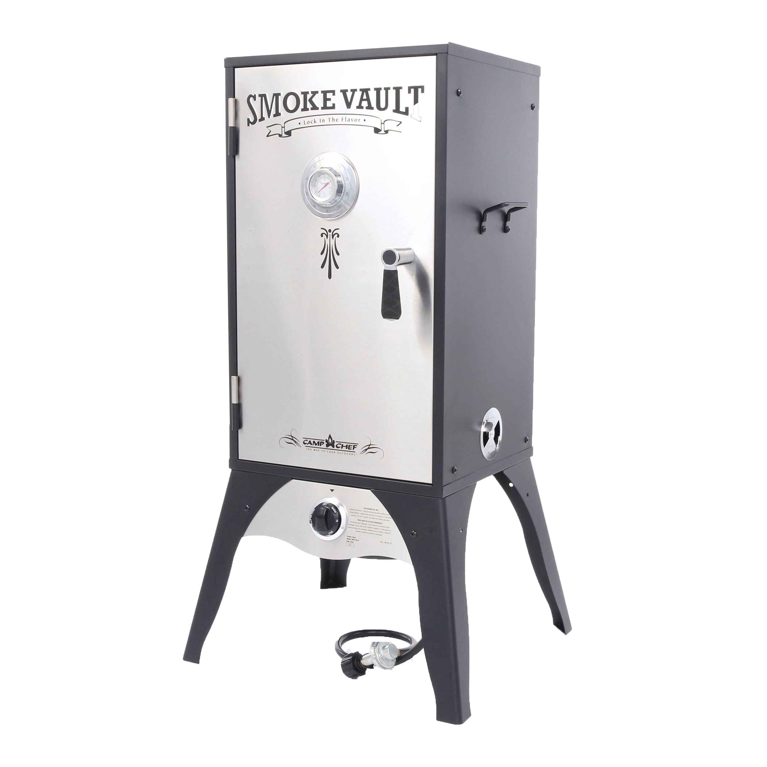 Camp Chef Smoke Vault 18 in 529 Sq in Black Gas Smoker in the Gas