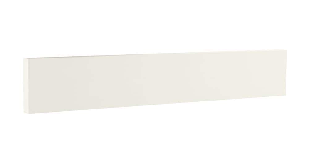allen + roth 58225TS Tilson Square Edge Moulding 3-in W x 96-in H x 0.75-in D Linen Painted