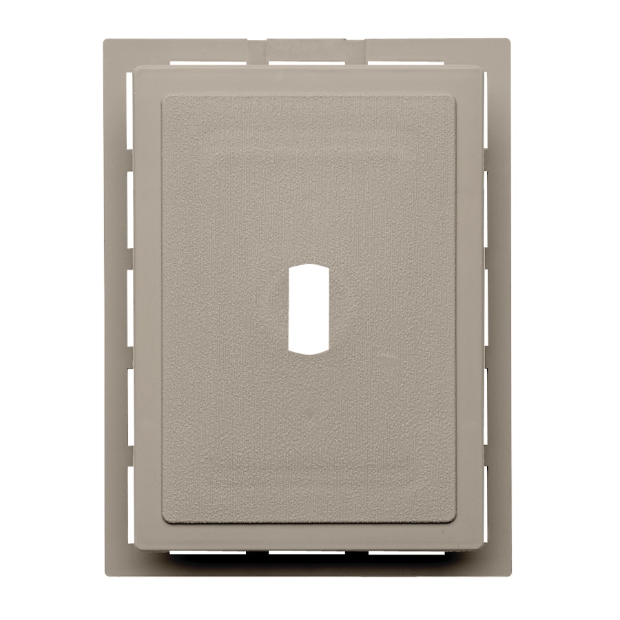 Ply Gem 243945 5.25-in x 6.875-in Clay Vinyl Universal Mounting Block