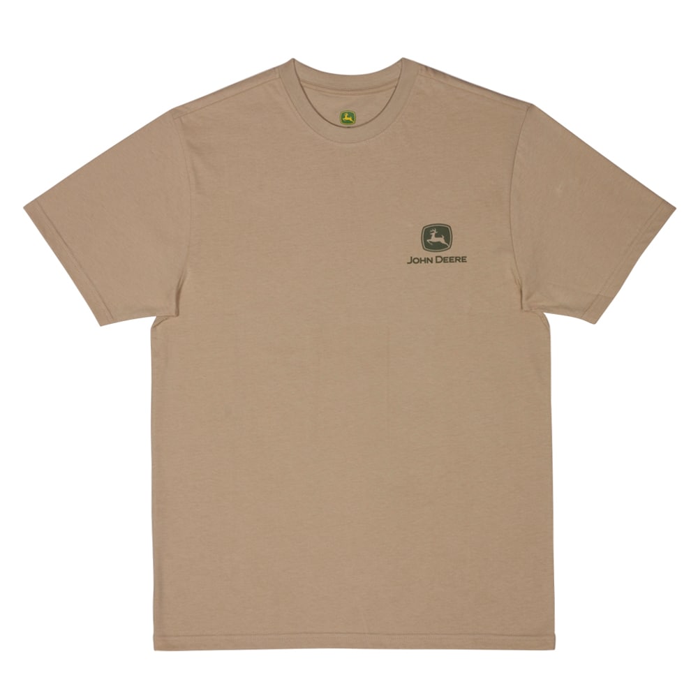 John Deere Women's Pink Medium Weight Short Sleeve Graphic T-shirt