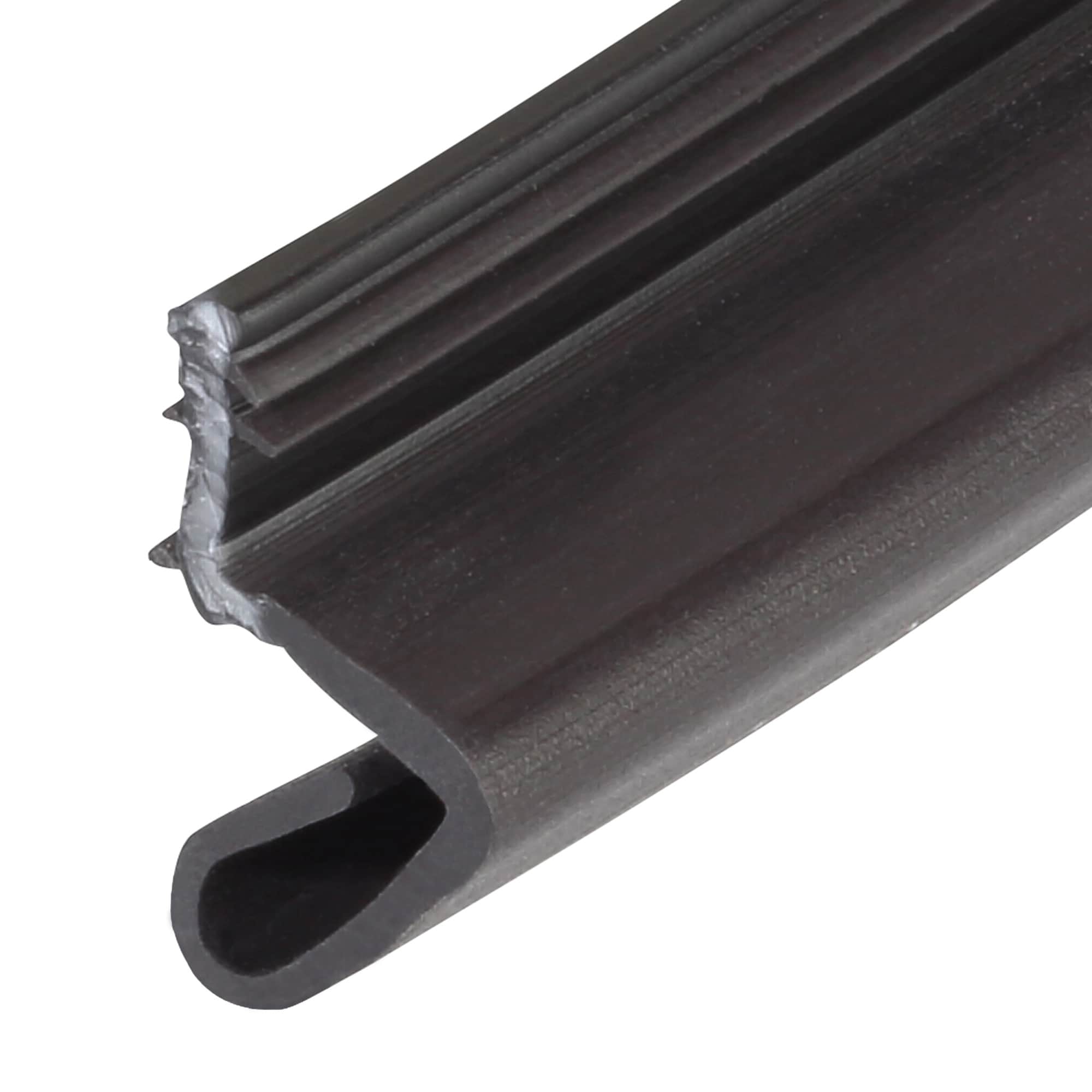 M-D 6-3/4-ft x 1-in x 7/8-in Brown Rubber Door Weatherstrip in the  Weatherstripping department at
