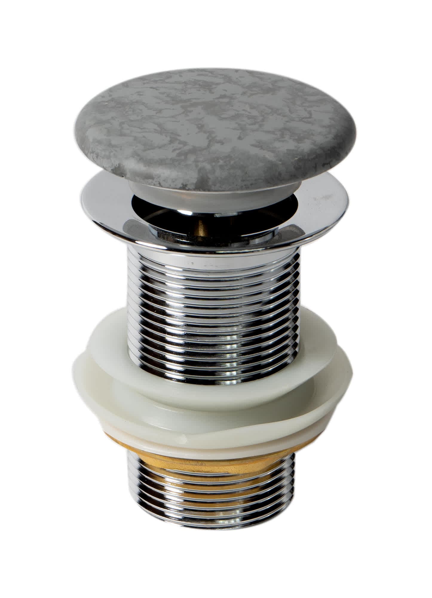 ALFI ABCO7055 ABCO7055 Solid Concrete Gray Matte Cap Bathroom Sink Drain