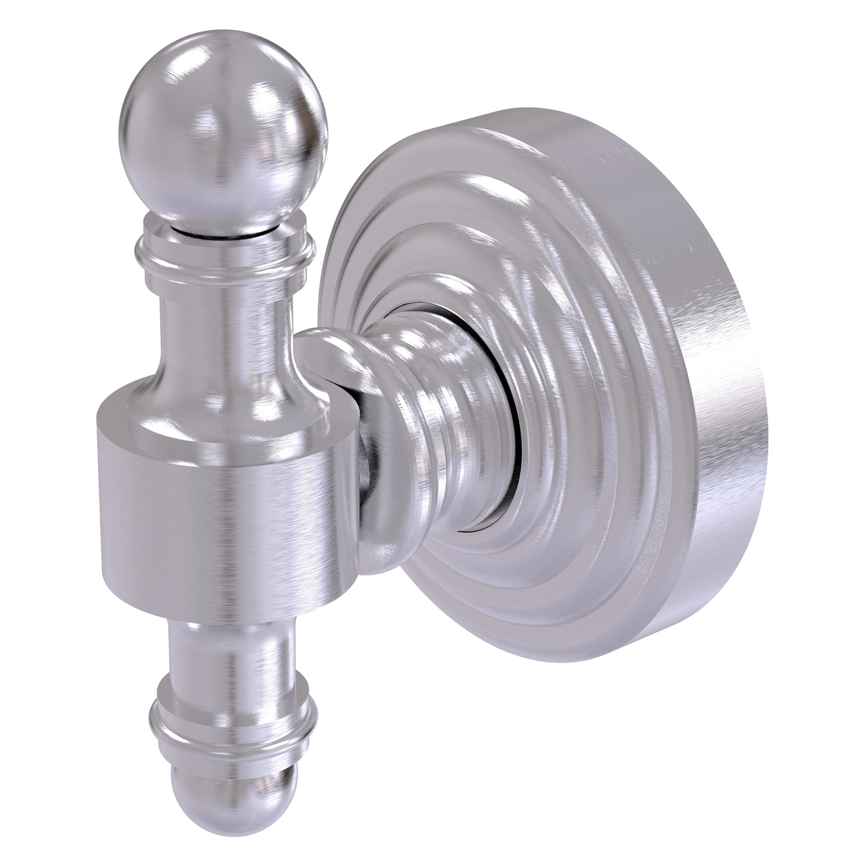Allied Brass RW-20-SCH Retro Wave Satin Chrome Single -Hook Wall mount Towel Hook