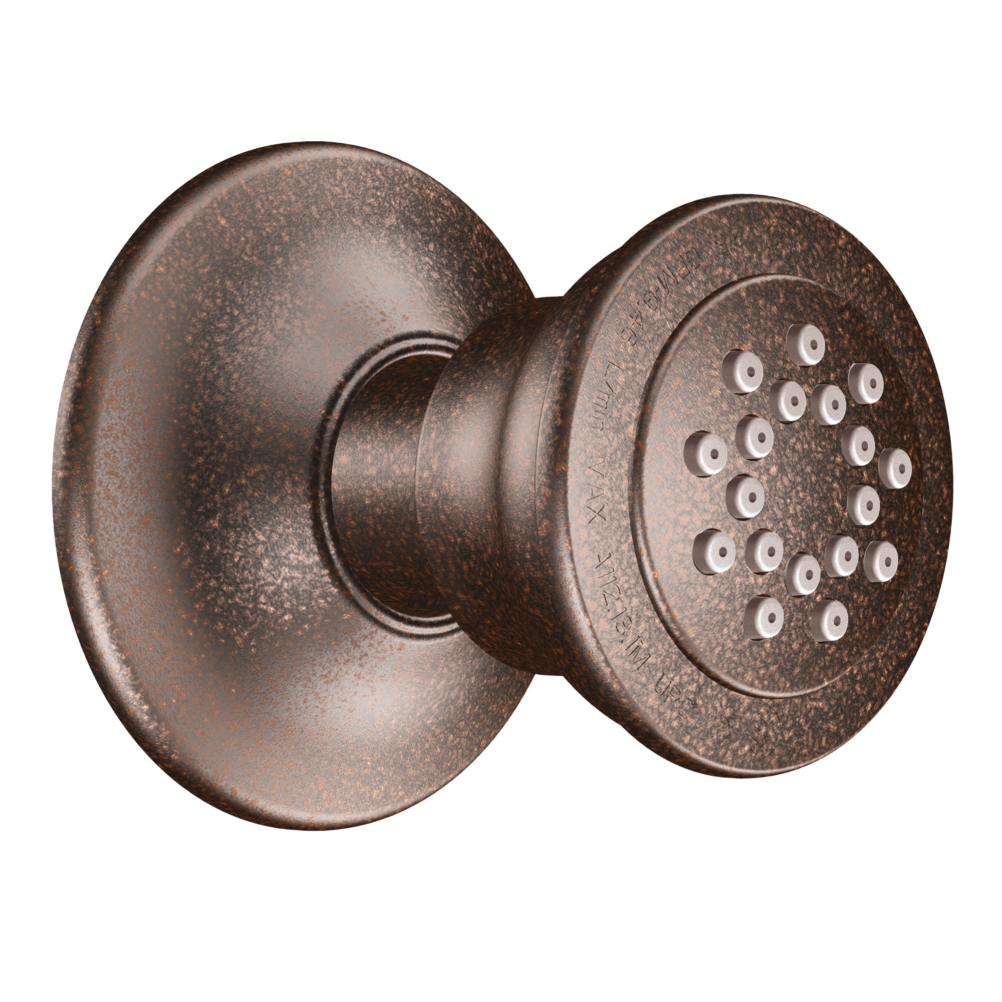 Moen A501ORB 1 -Spray Oil Rubbed Bronze 2.5-in Round Fixed Shower Head 1.75 GPM