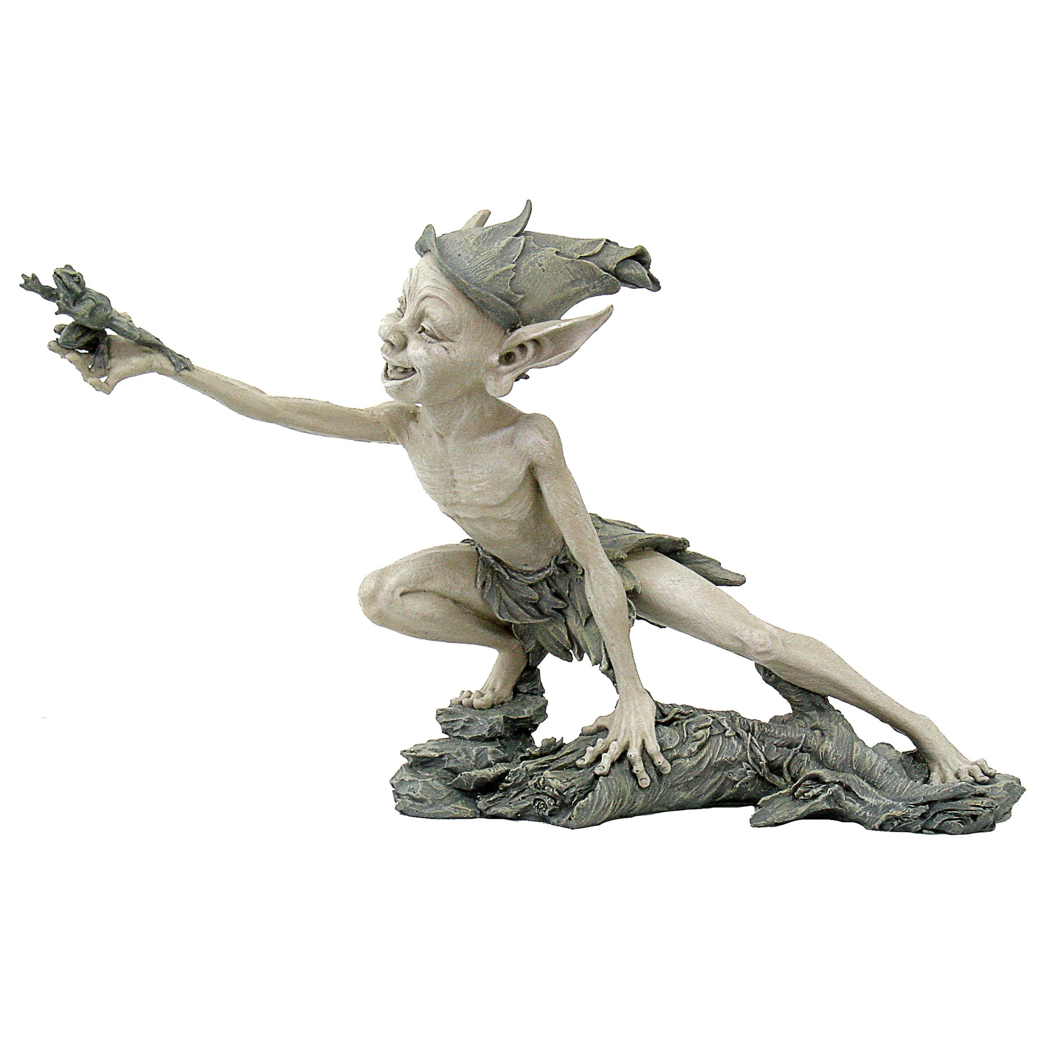 Design Toscano CL52463 10.5-Inches H x 18.5-Inches W Off-white Fairy Garden Statue