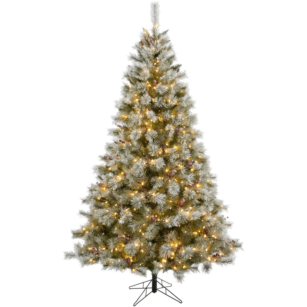 Fraser Hill Farm 7.5-ft. Jingle Pine Artificial Christmas Tree