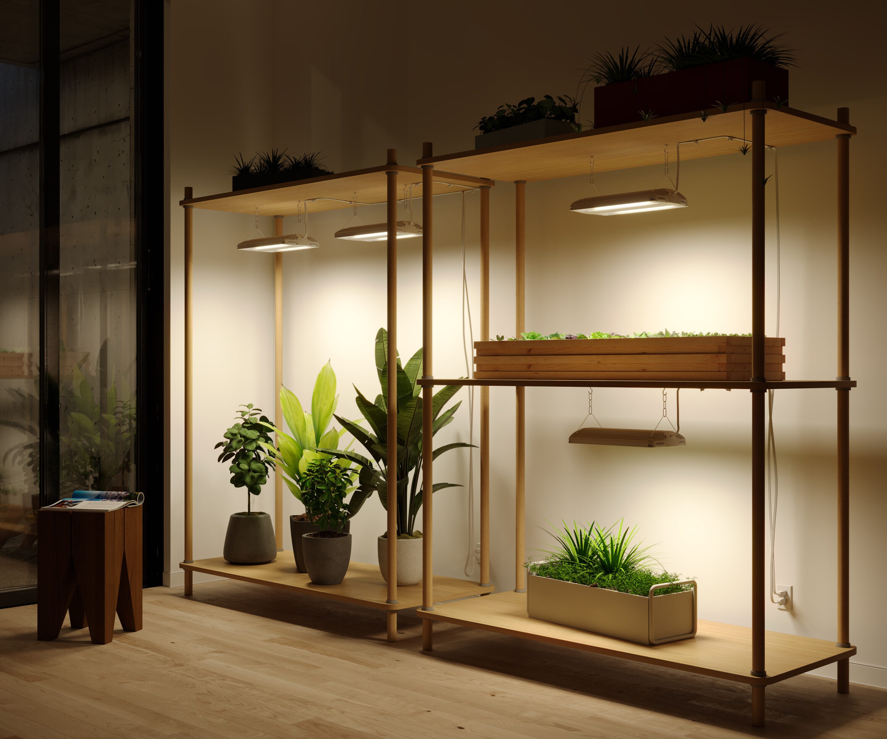 Good Earth Lighting GL1328-AL3-14LFC-G Grow-Lights - View #8