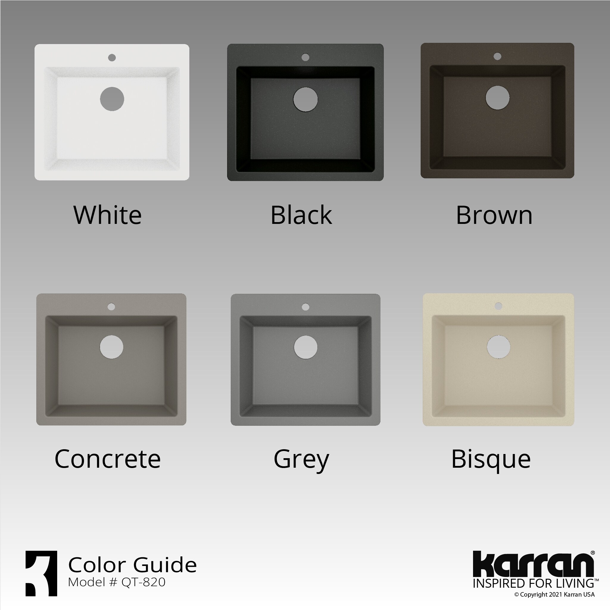 Karran QT-820-BI-PK1 Kitchen-Sinks - View #12