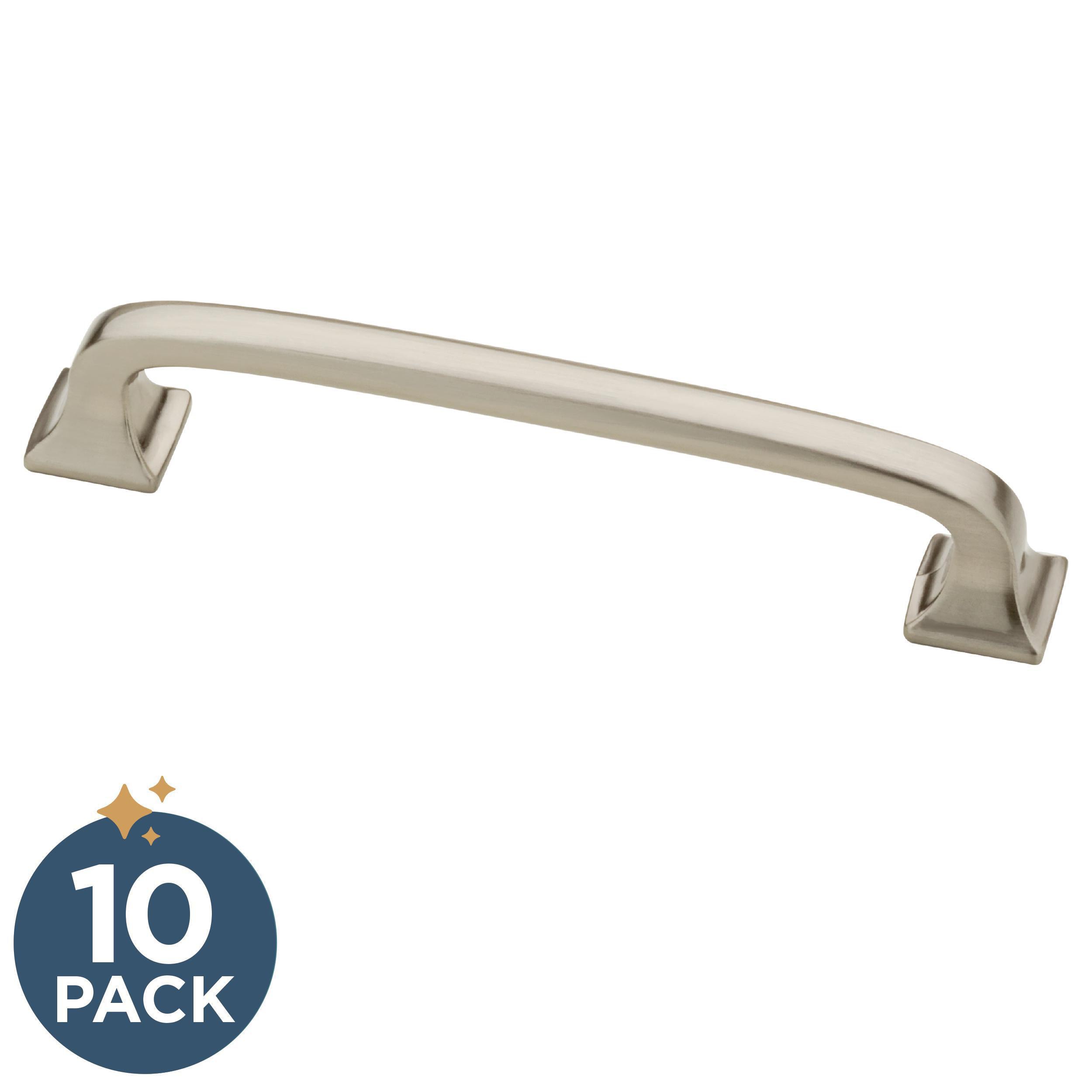 Franklin Brass P29613K-SN-B Lombard 4-in , 102mm Center to Center Satin Nickel Arch Handle 10 -Pack