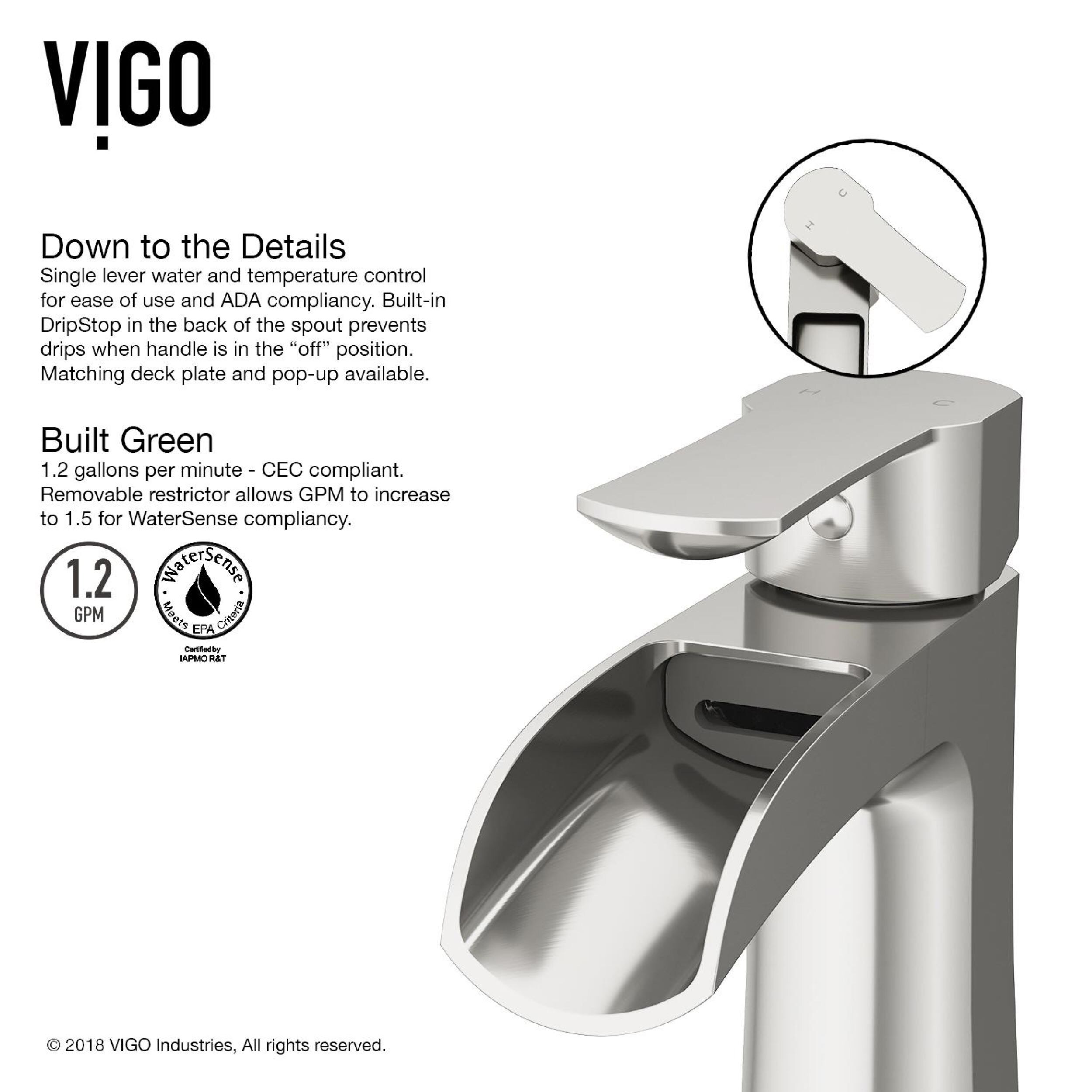 VIGO VG01041BNK1 Lavatory-Faucets - View #3