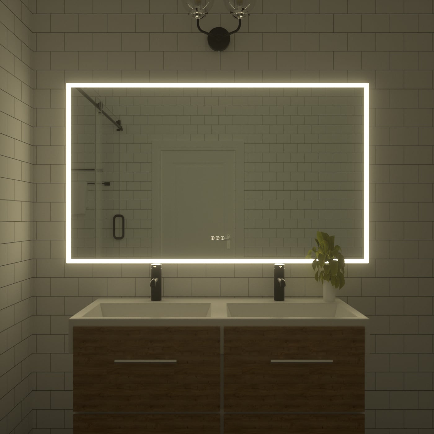 Bayfeve BFKF-6036C4-MIR Framed-Bath-Mirrors - View #17