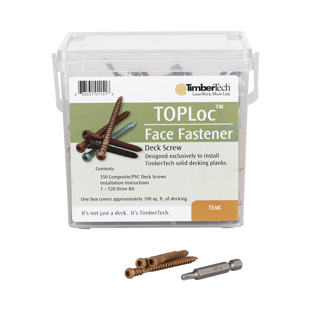 TimberTech TLOC350T #8 x 2-1/2-in Composite Deck Screws ( 350 -Per Box )