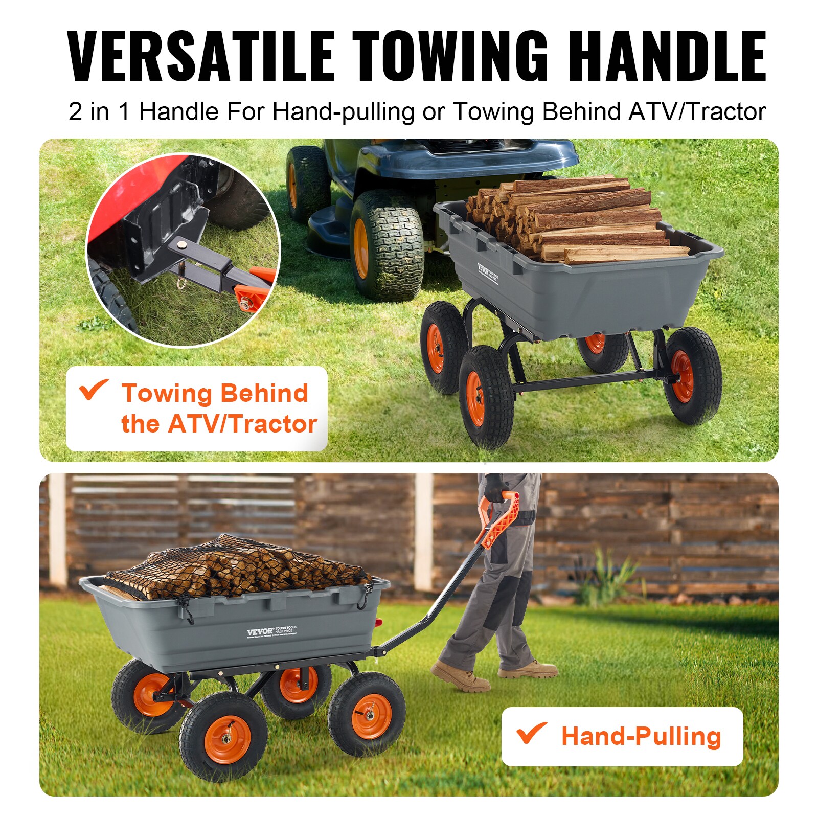 VEVOR SLZXTC1200B0XEEV4V0 Yard-Carts - View #4