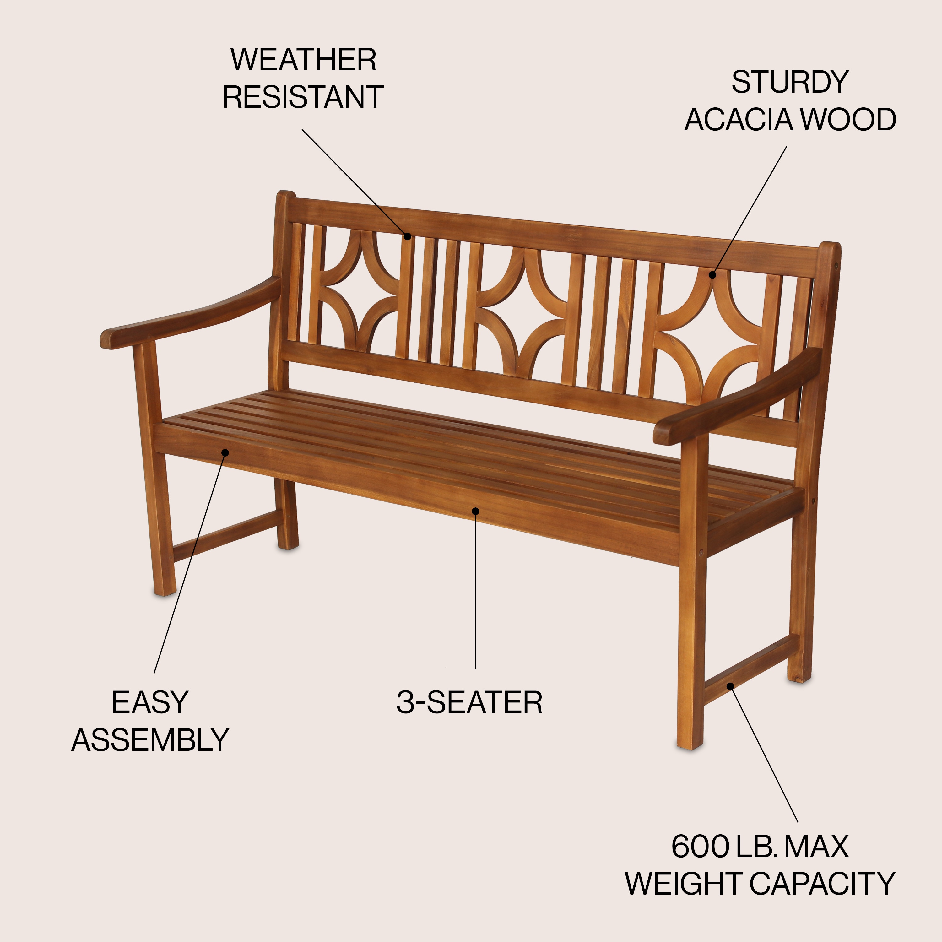 JONATHAN  Y BNH100A benches - View #3