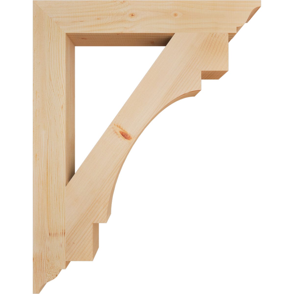 Ekena Millwork BKT04X28X36MRC01SDF Exterior-Brackets-Braces - View #3