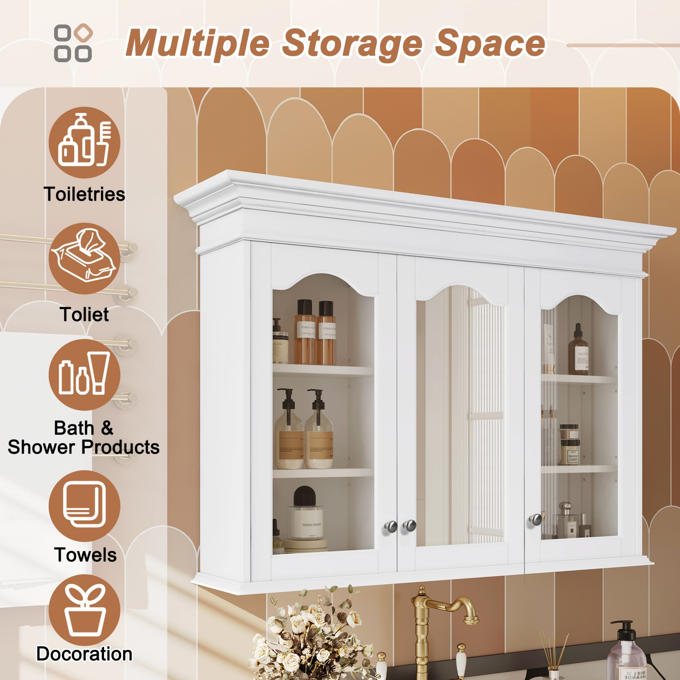 WELLFOR GIZQN7102AC Bathroom-Medicine-Cabinets - View #4