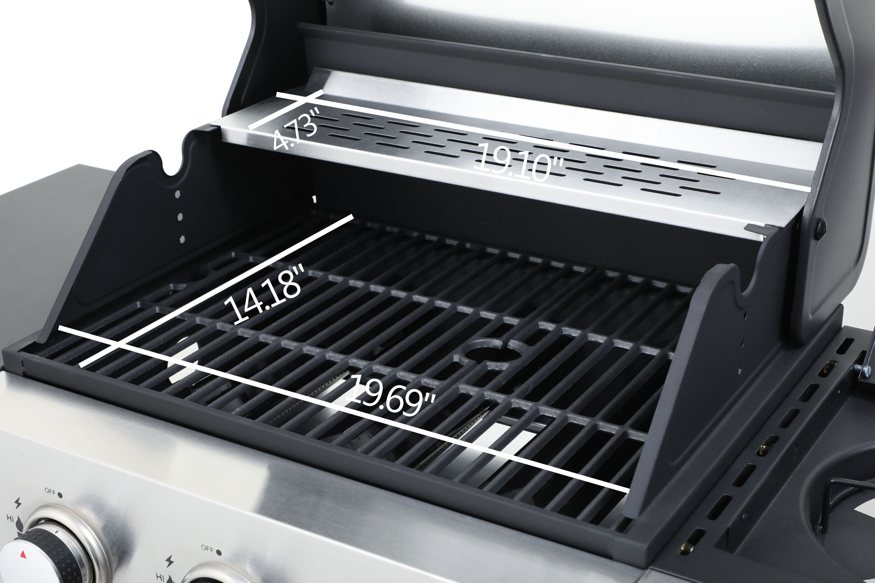 Mondawe MD-PG-40409S0LG Gas-Grill - View #6