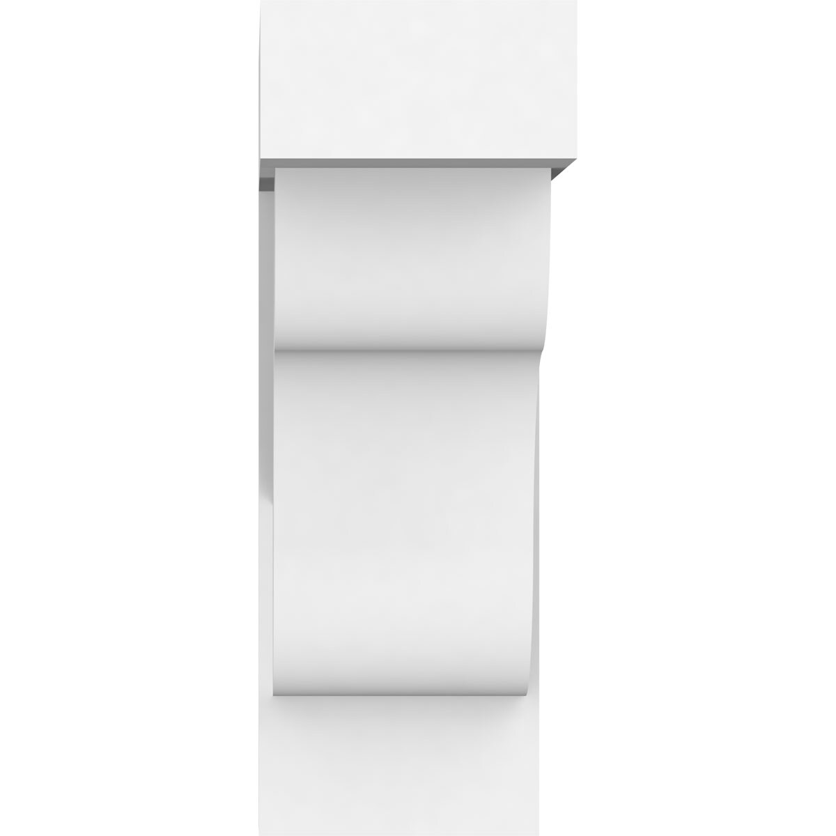 Ekena Millwork BKTP05X12X14CAR05 Exterior-Brackets-Braces - View #2
