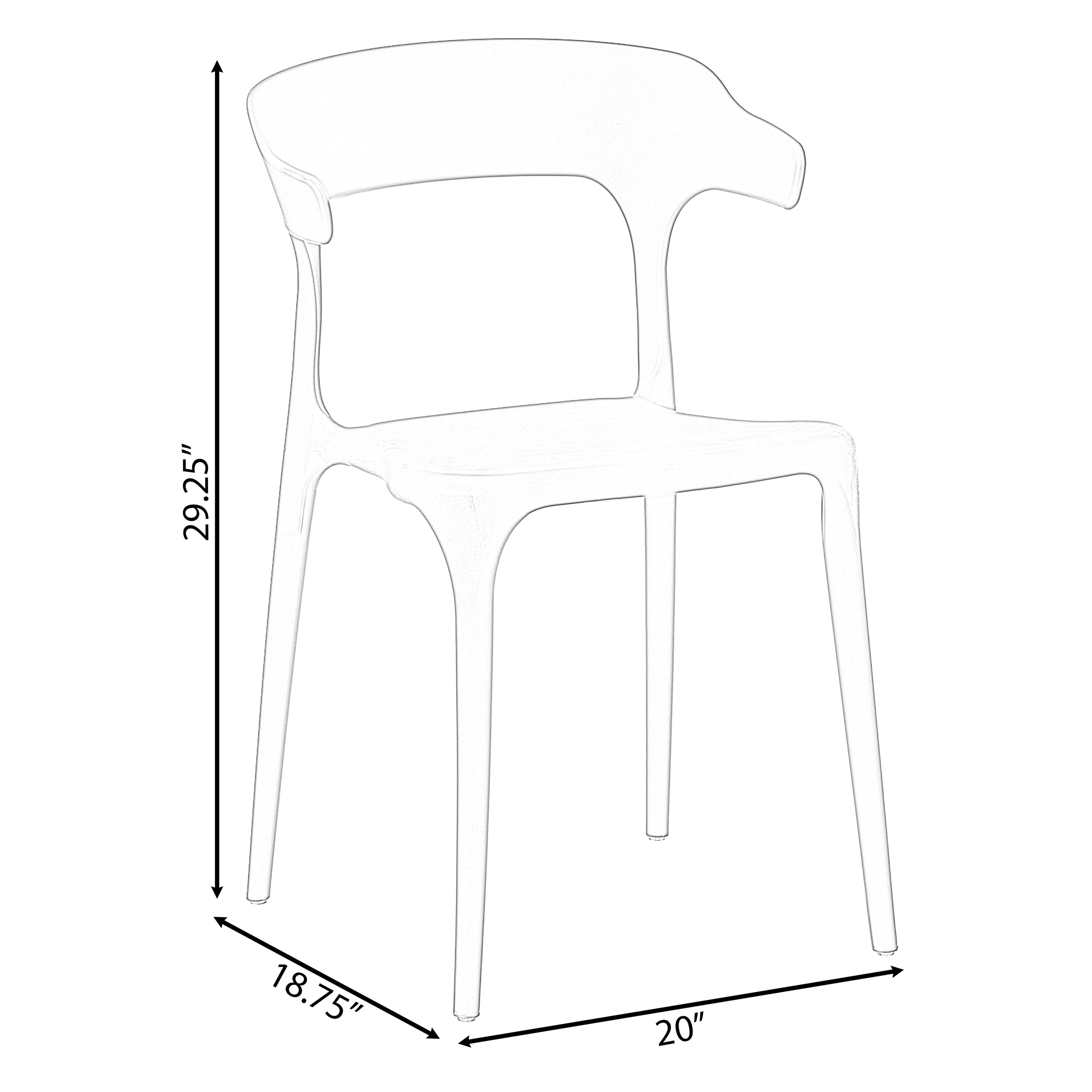 FABULAXE QI004228.YL.4 Dining-Chairs - View #7