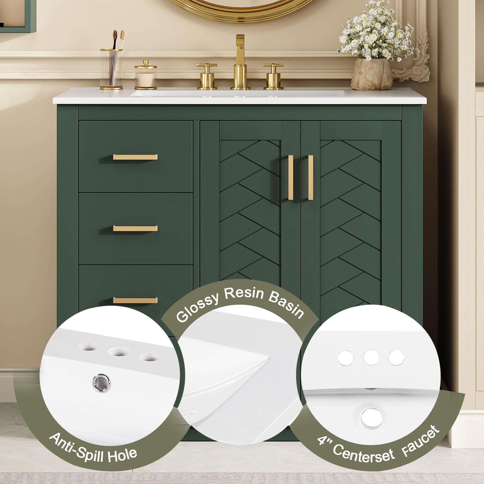 Homy Casa RA00141 Bath-Vanity-Combo - View #6