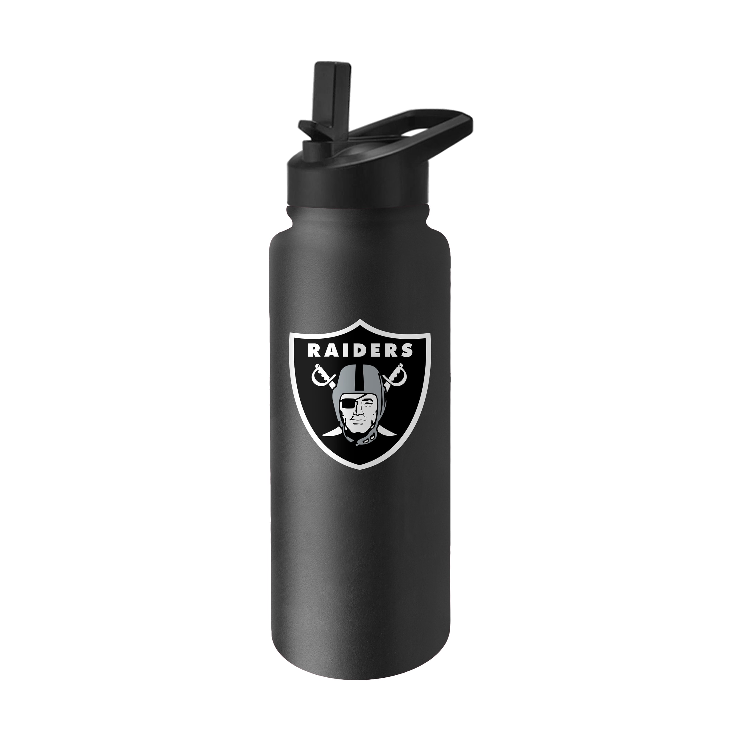 Logo Brands Las Vegas Raiders 34-fl oz Stainless Steel Black Cup Set of: 1  at