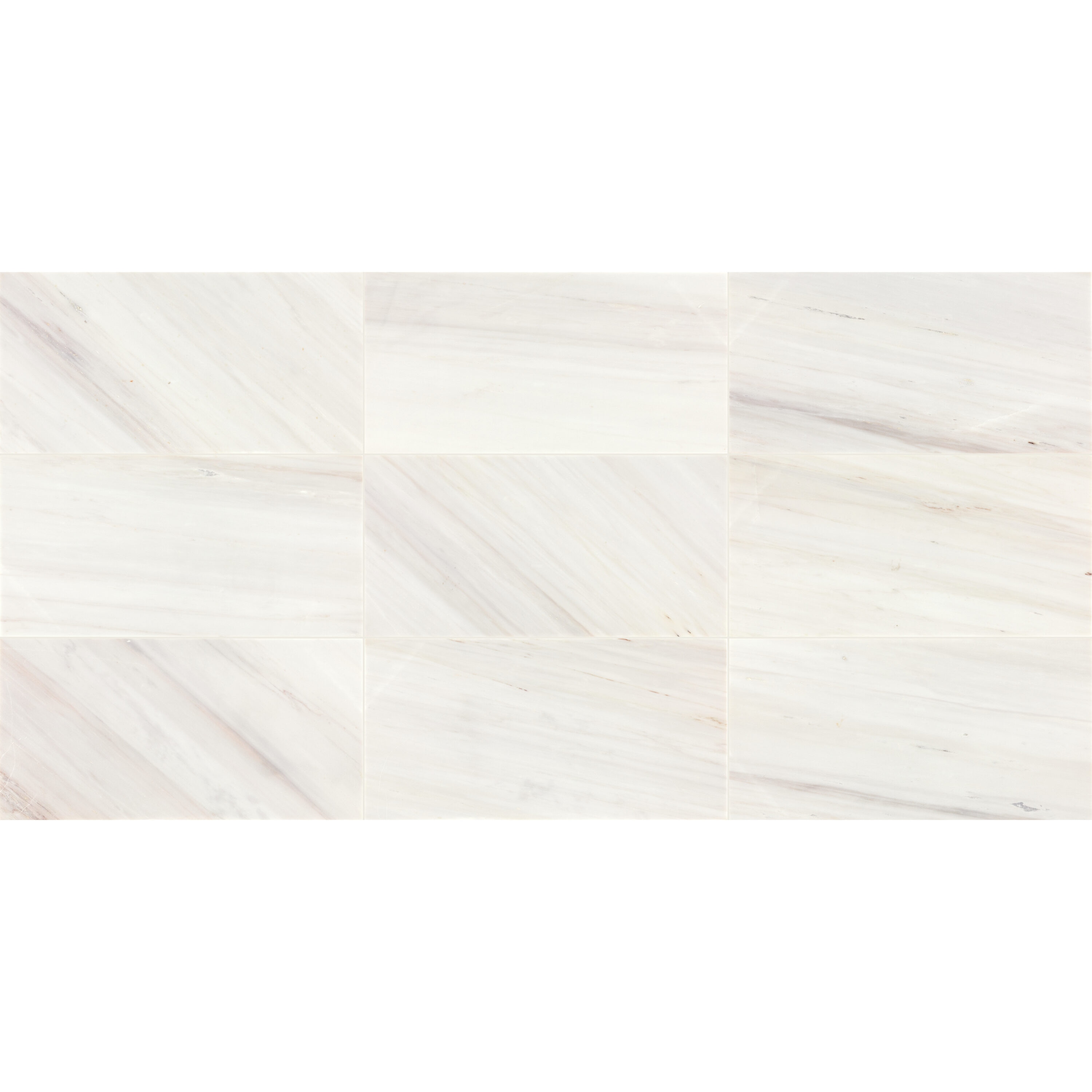 Daltile Eclessia Marble Pacifica 12-in x 24-in Honed Natural stone Marble Marble look Floor and Wall Tile ( 12-sq ft / Carton )