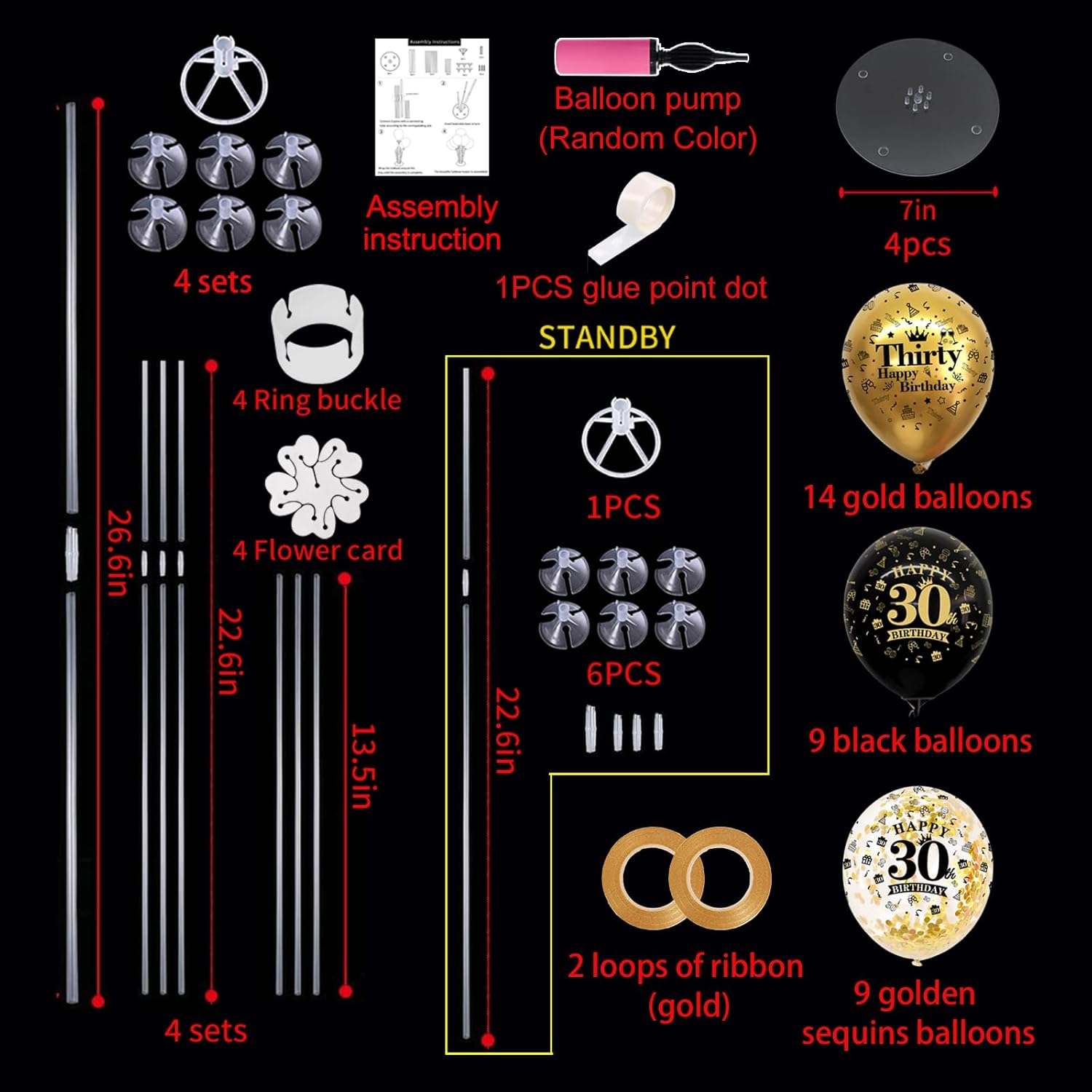 TONIFUL B0FH2XDNJP Party-Supplies-Cc - View #6