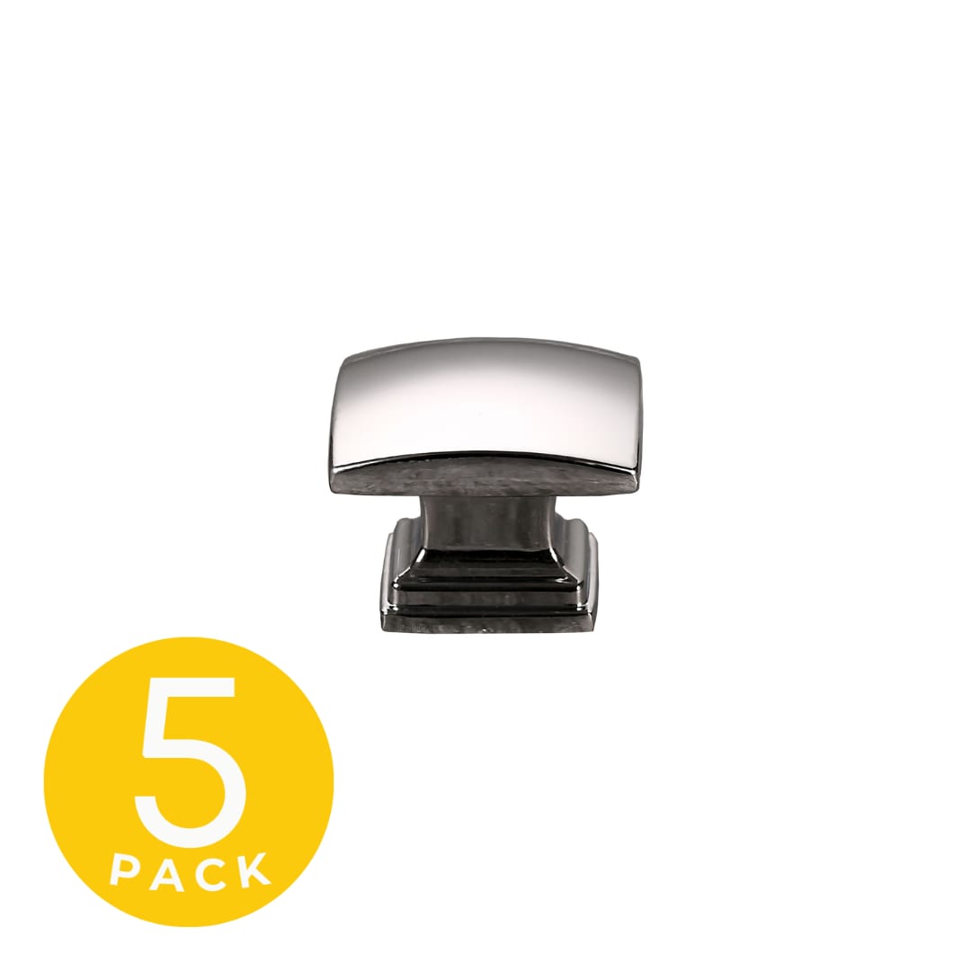Sapphire SP-2828-K-CP-5 Helix 1-in Polished Chrome Novelty Modern Cabinet Knob 5 -Pack