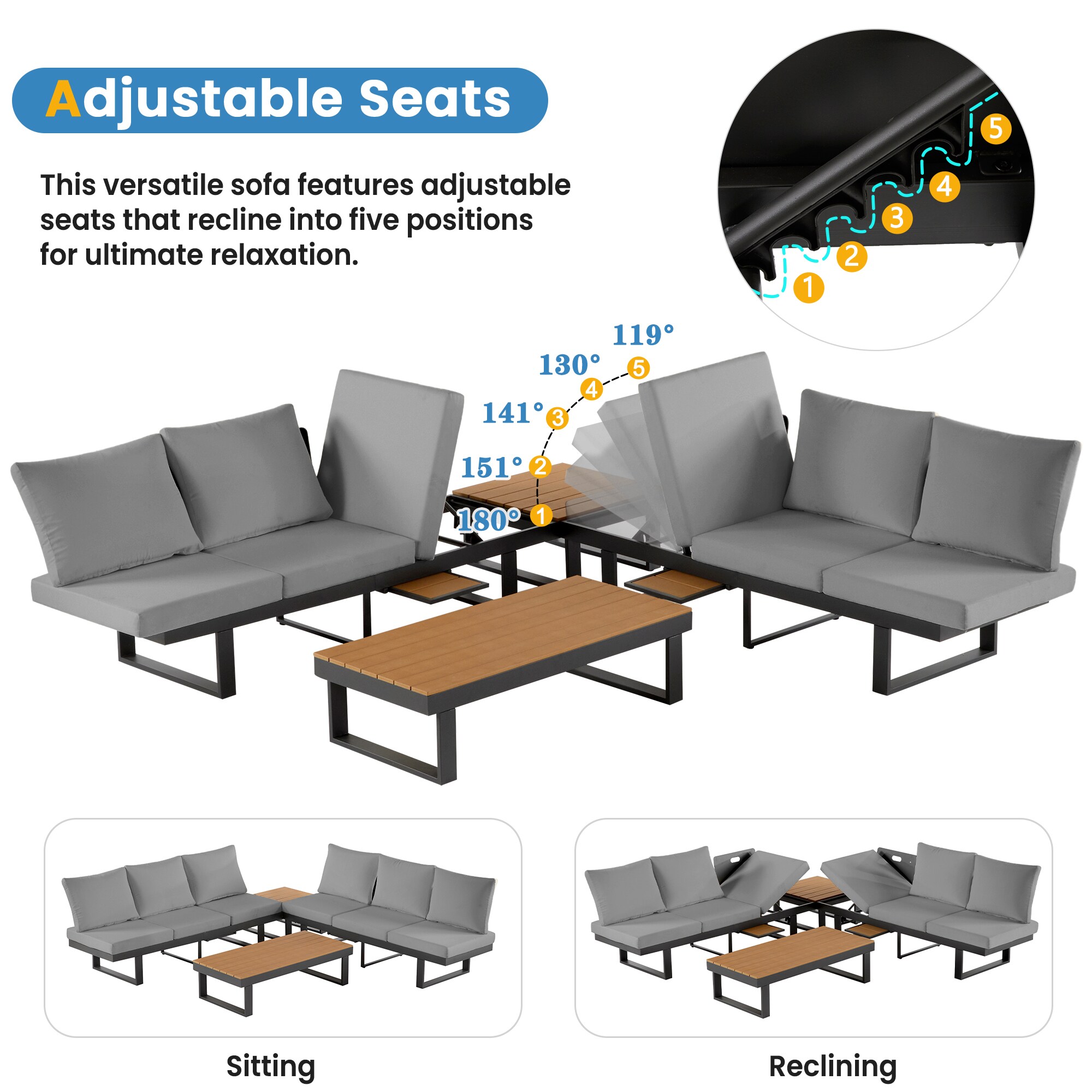 ModernLuxe L-N719Z000170E Patio-Conversation-Sets - View #5