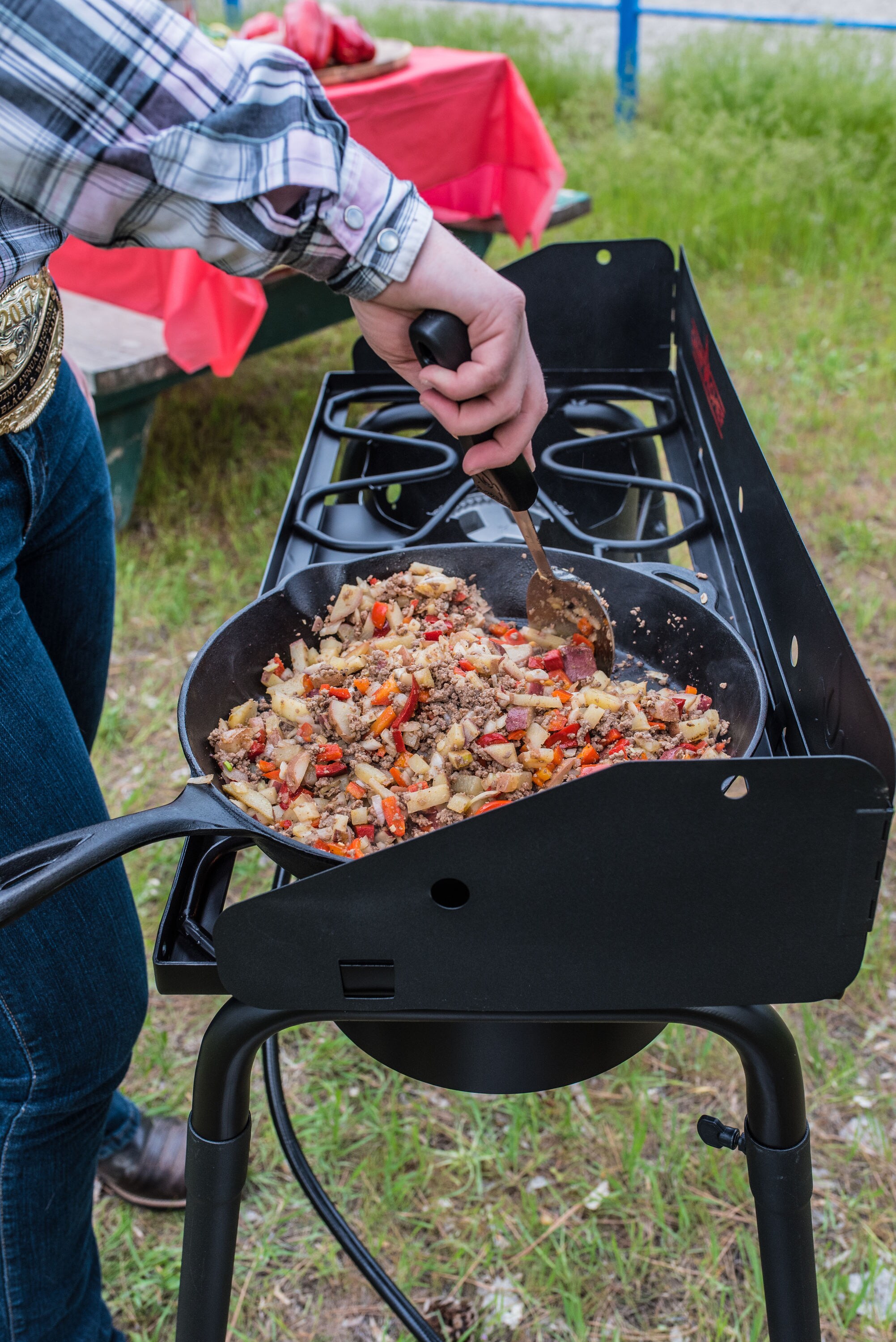 Camp Chef 14 in Skillet Cast Iron Grill Pan in the Grill Cookware