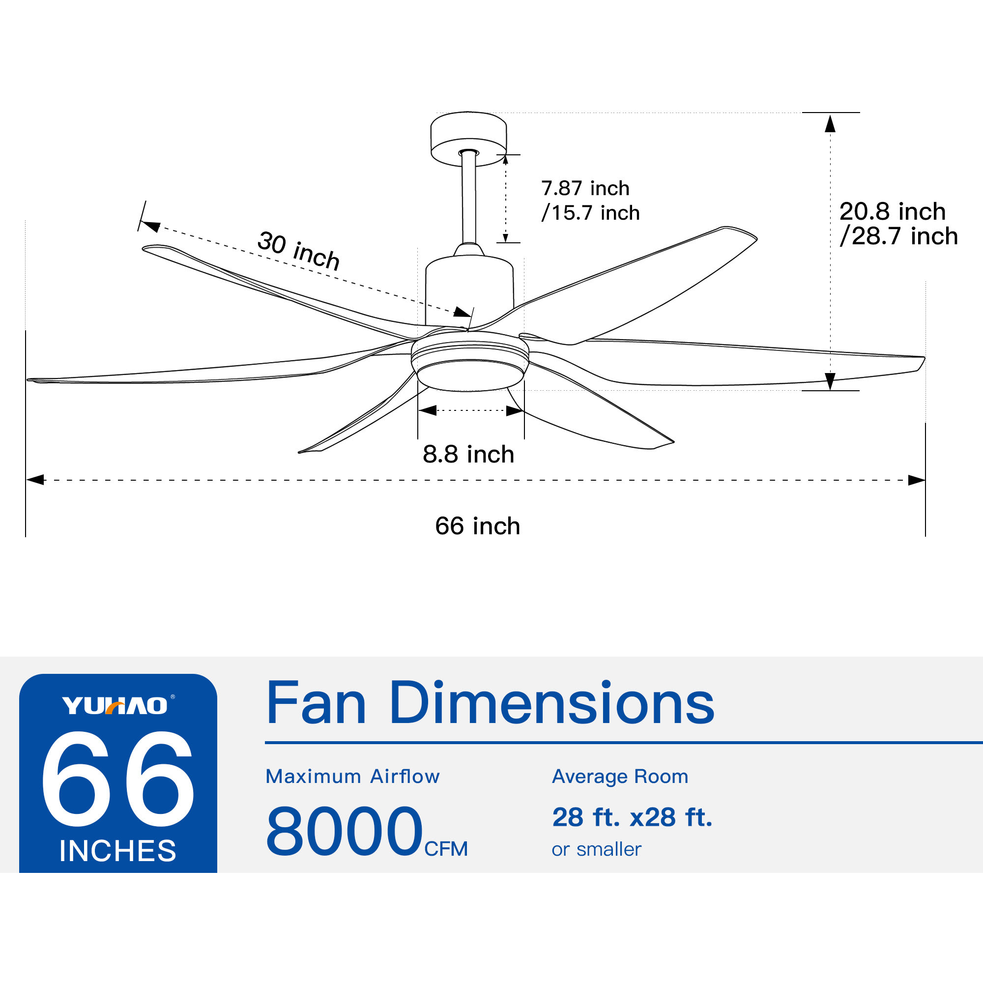 Aoibox LAB0310C37 Ceiling-Fans - View #5