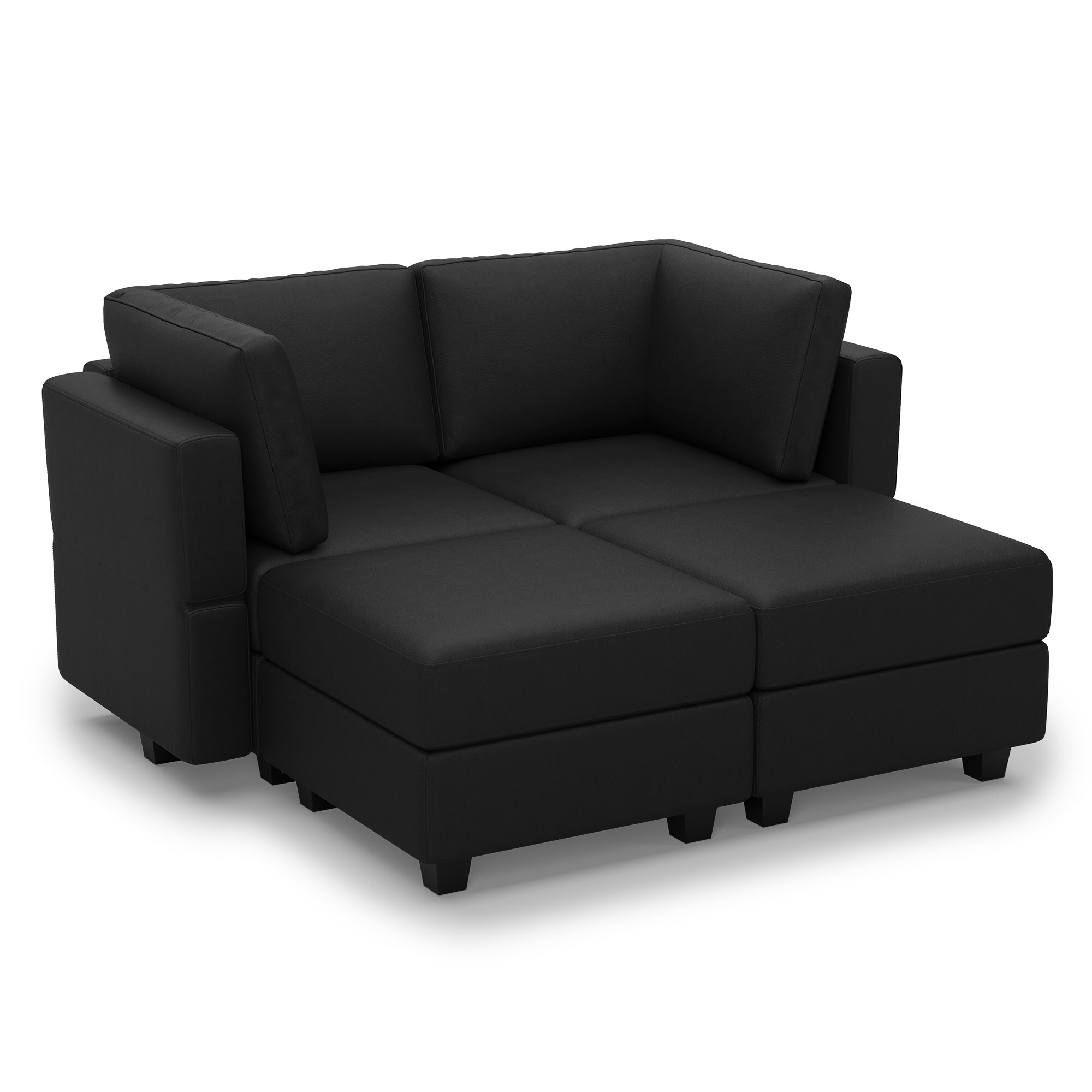 Belffin BF196-3-4B-BLACK futons - View #3