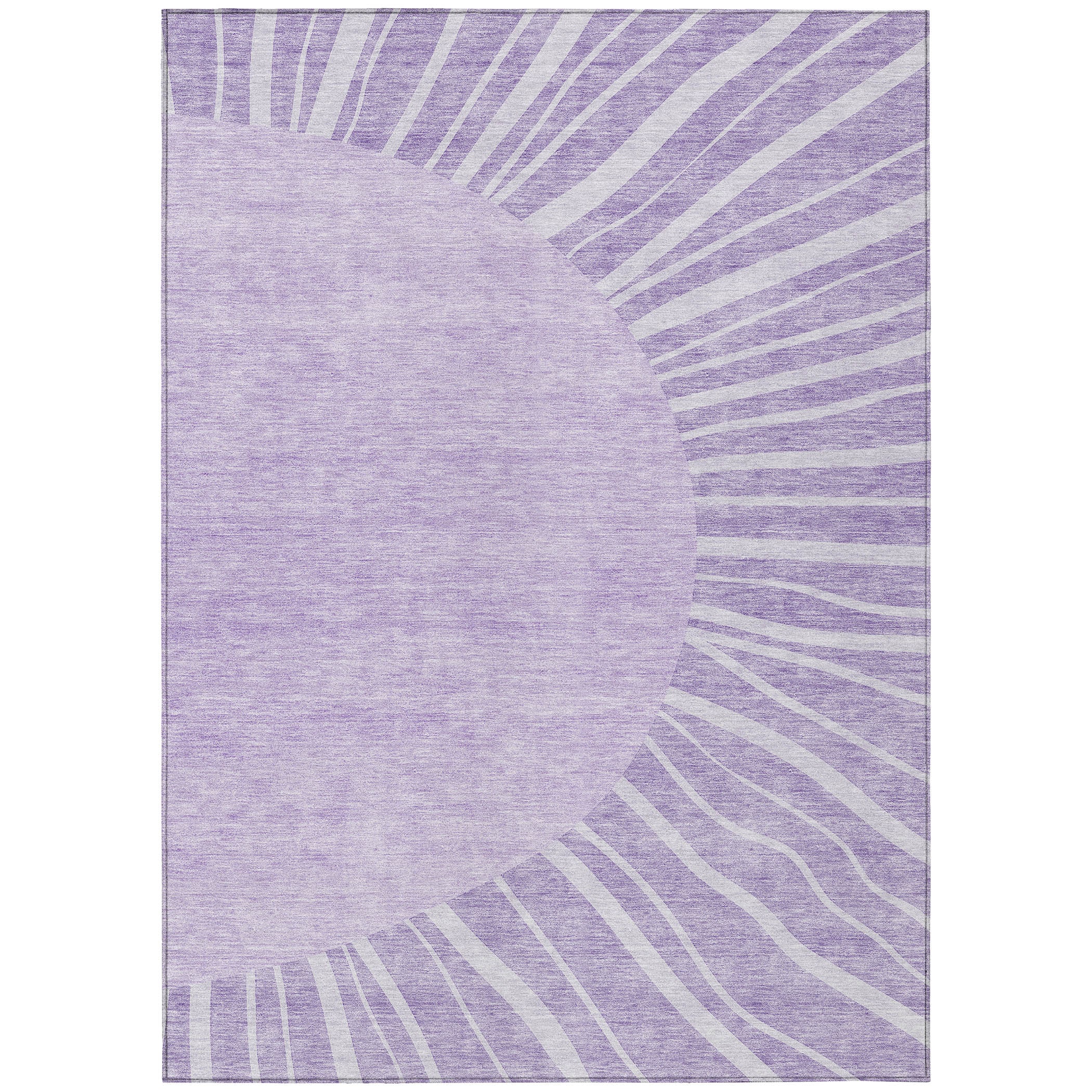 Addison Rugs ACN668LV5X8 Chantille ACN668LV 5 x 7 (ft) Polyester Lavender Rectangular Indoor/Outdoor Geometric Machine washable Area rug