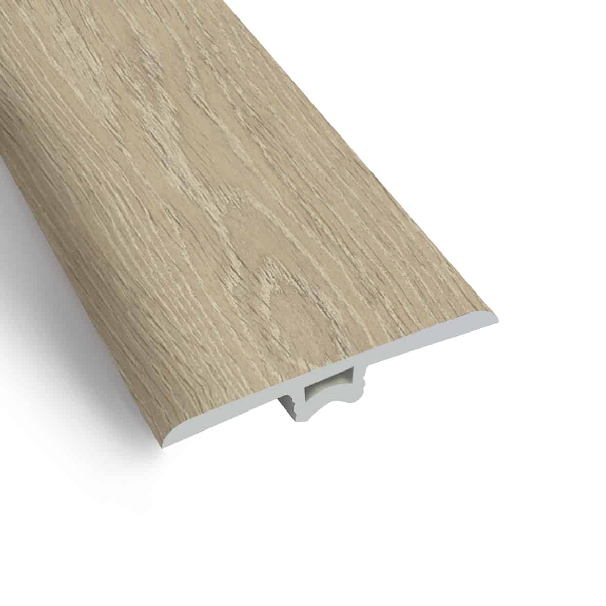 Element Flooring HZSPC7TM Armor Almond 0.23-in T x 1.77-in W x 94-in L Vinyl T-moulding