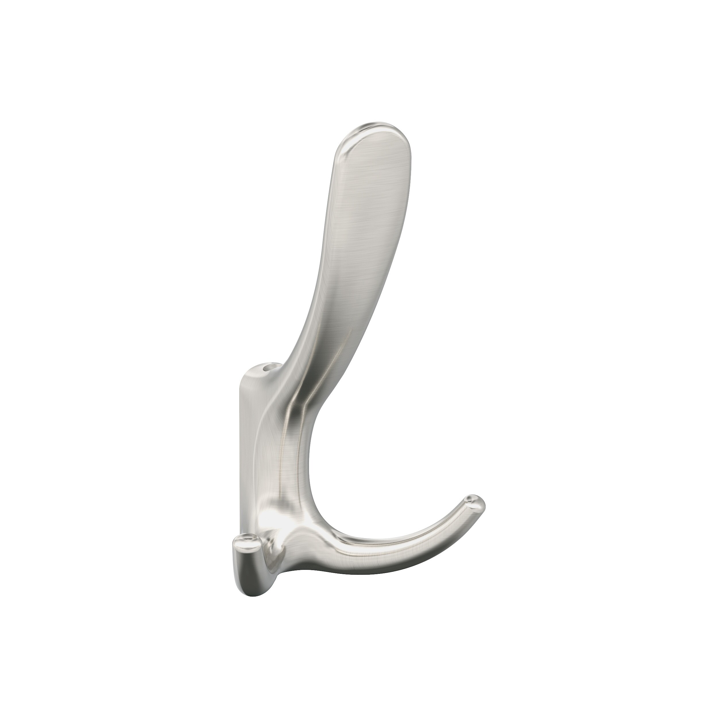 Amerock HBX37013G10 3 -Hook 2.875-Inches x 4.9375-Inches H Satin Nickel Decorative Wall Hook ( 25-lbs. Capacity)