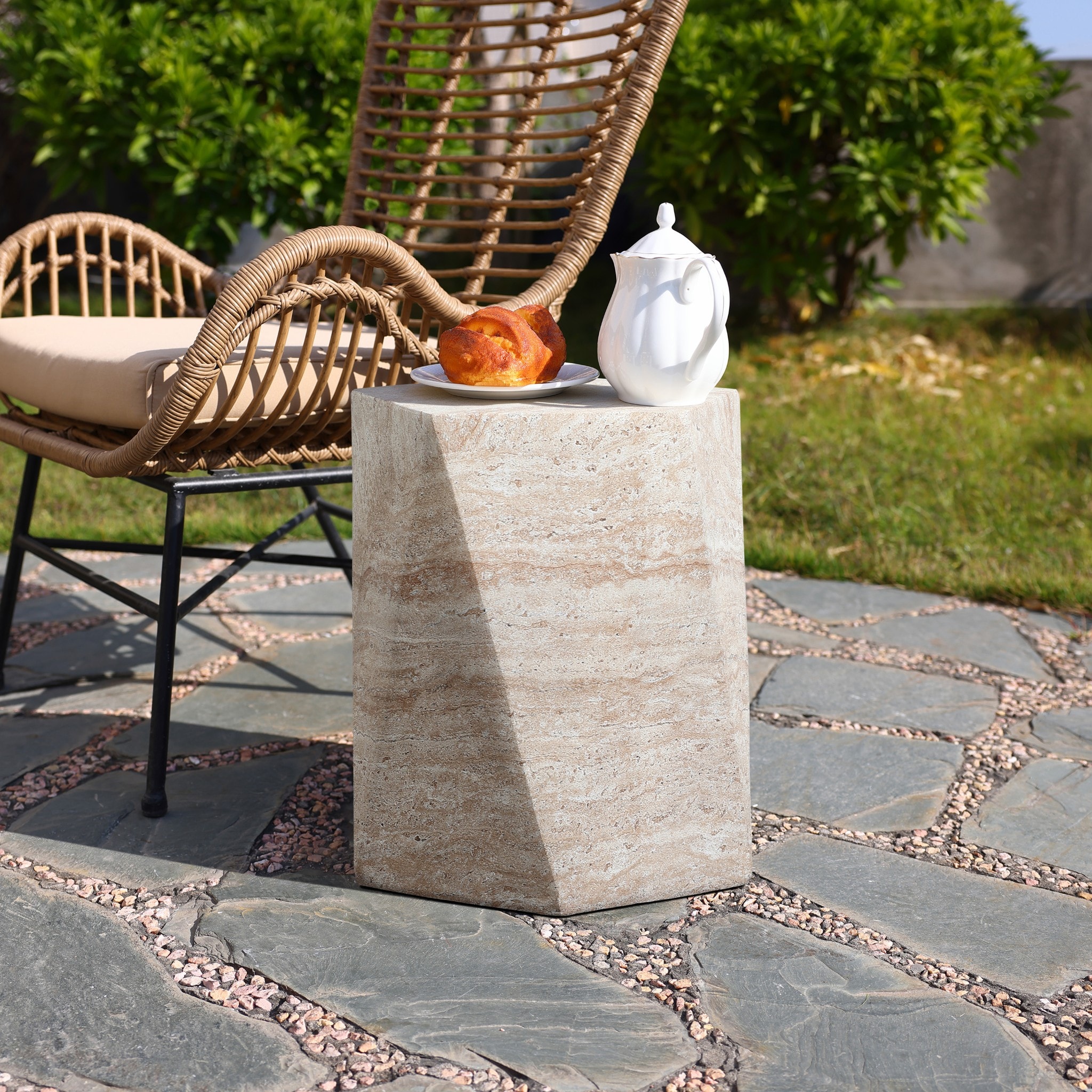 LuxenHome WHOF2408 End-Tables - View #3
