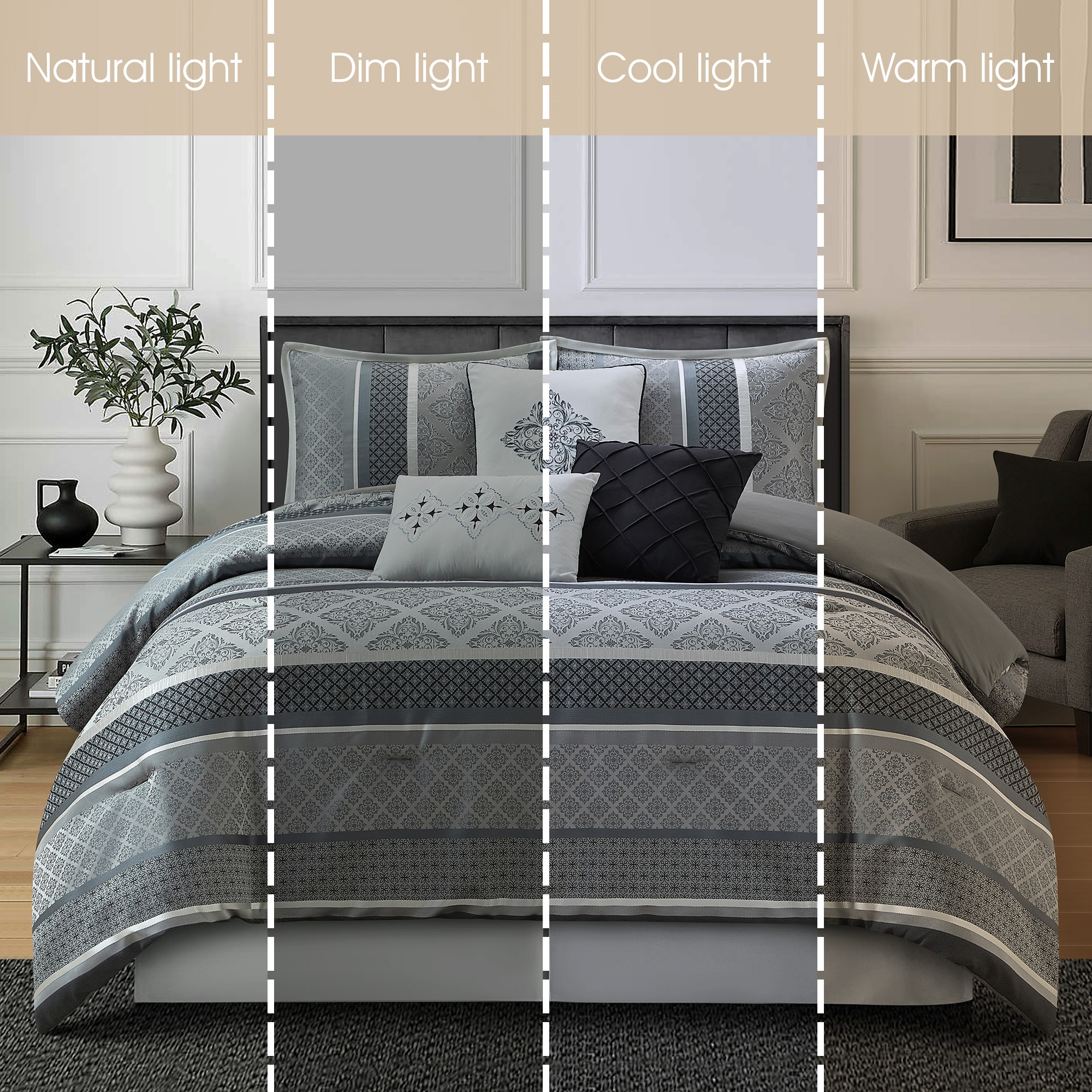 Nanshing TEFIA7-CK-GREY bedding - View #6