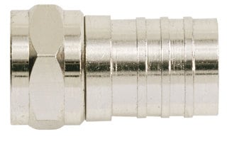 IDEAL 85-017 50 -Pack Brass Crimp F-connector