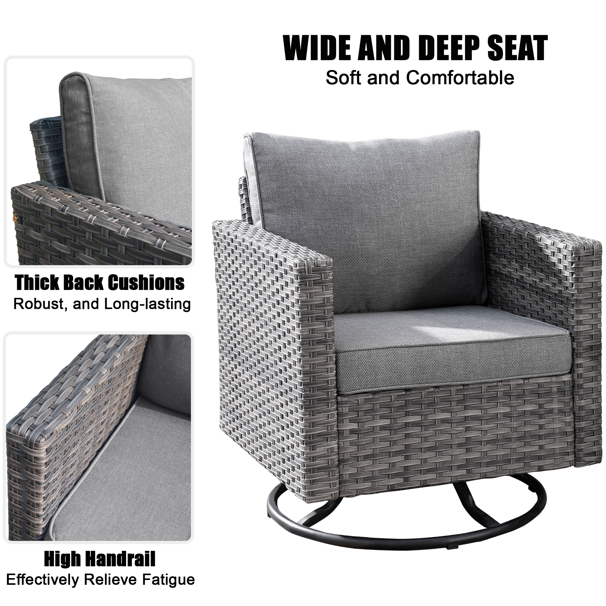 XIZZI XSQRC2132 Patio-Chairs - View #9