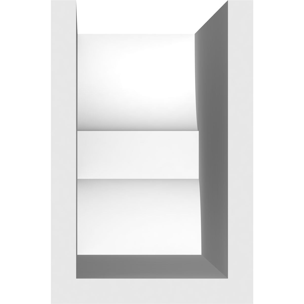 Ekena Millwork RFTP04X06X20RID Exterior-Brackets-Braces - View #4