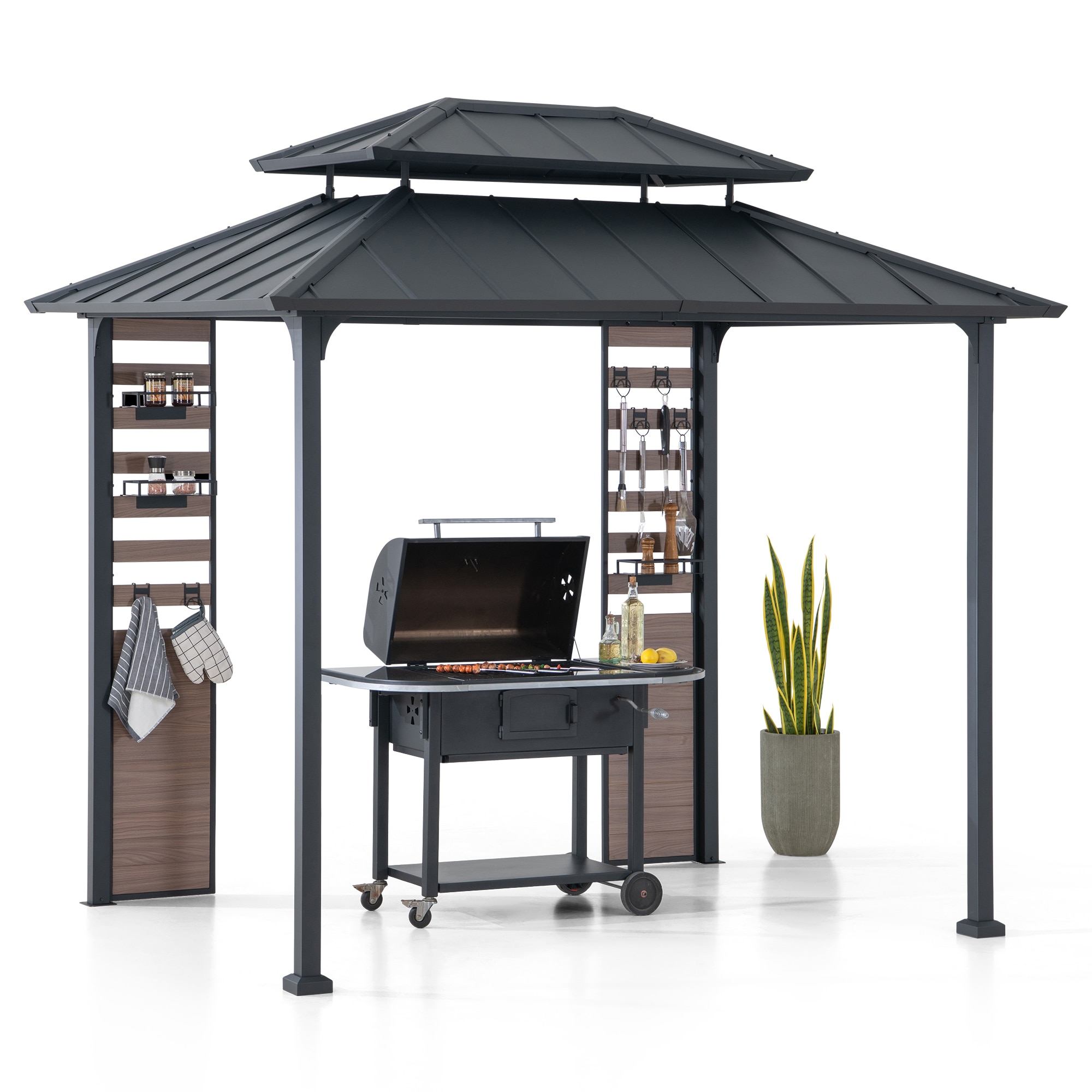 Sunjoy A102027630 Wood-Resin-Gazebos - View #19