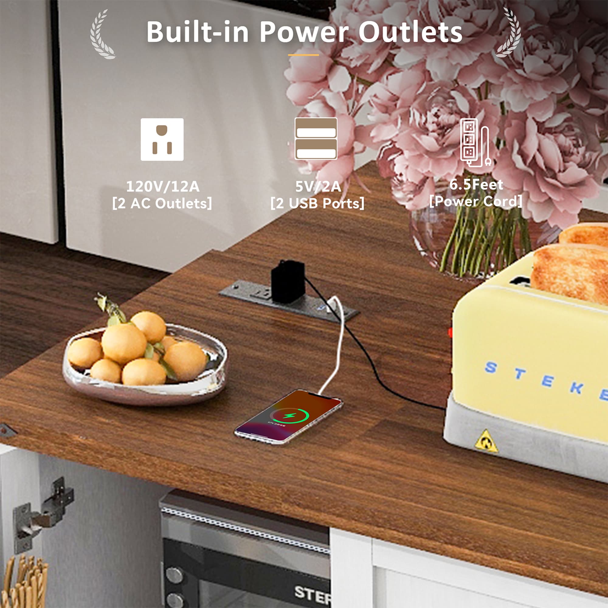 SINOFURN SYB260052WT Kitchen-Furniture - View #15