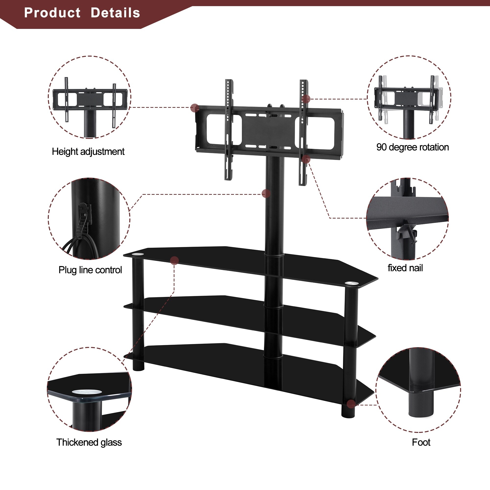 Vorene J-YJEPXRNF5L6K Tv-Stands - View #4