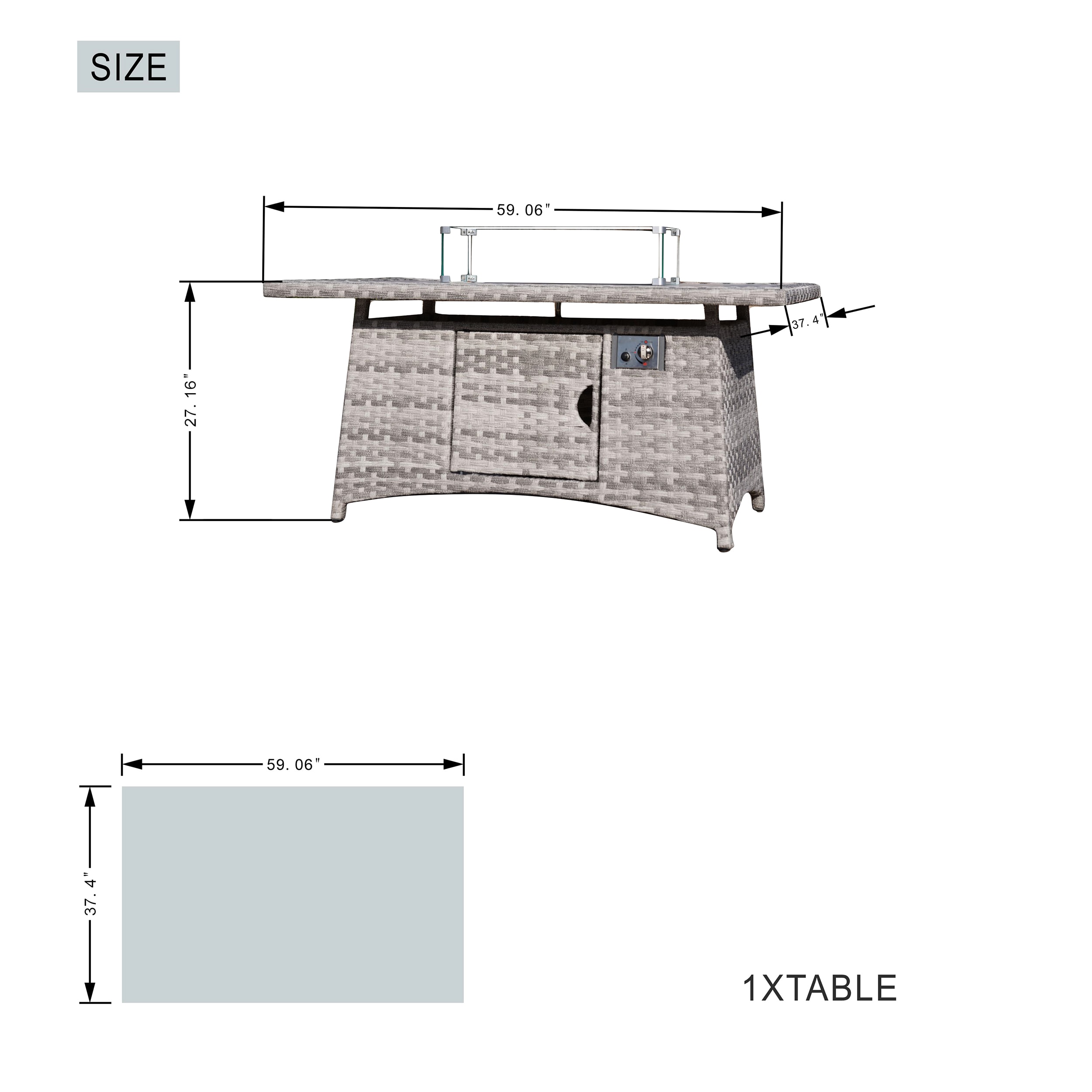 Moda Furnishings MAF-2001 Patio-Conversation-Sets - View #3