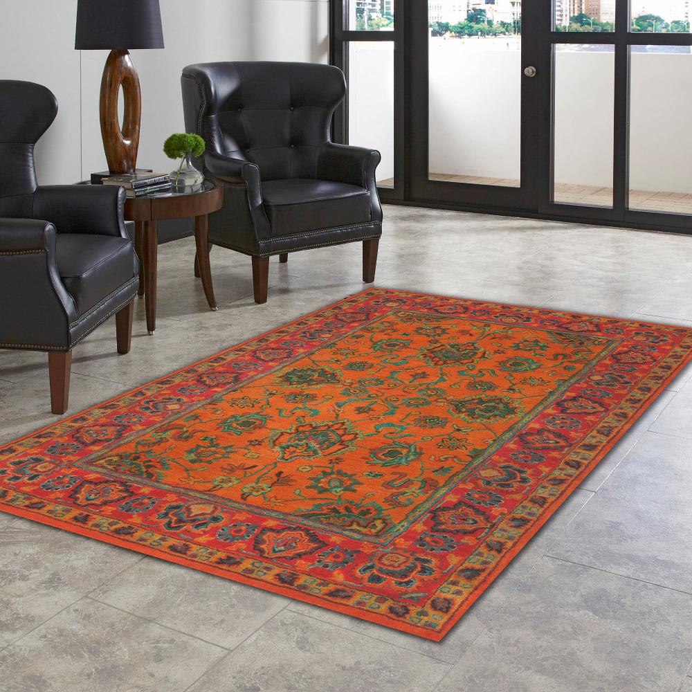 Liora Manne Petra 8 X 10 Wool Brick Area Rug At Lowes.com