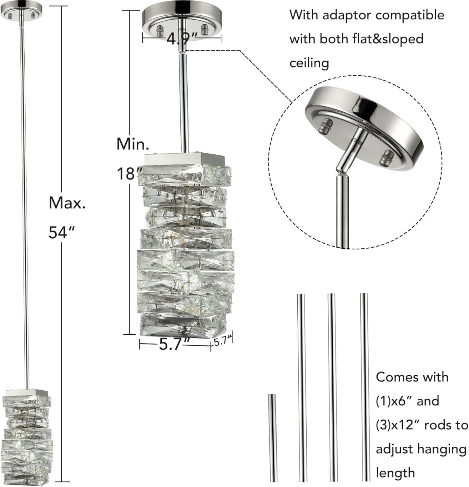 Claxy JK-B5328DU-CH Pendant-Lights - View #10